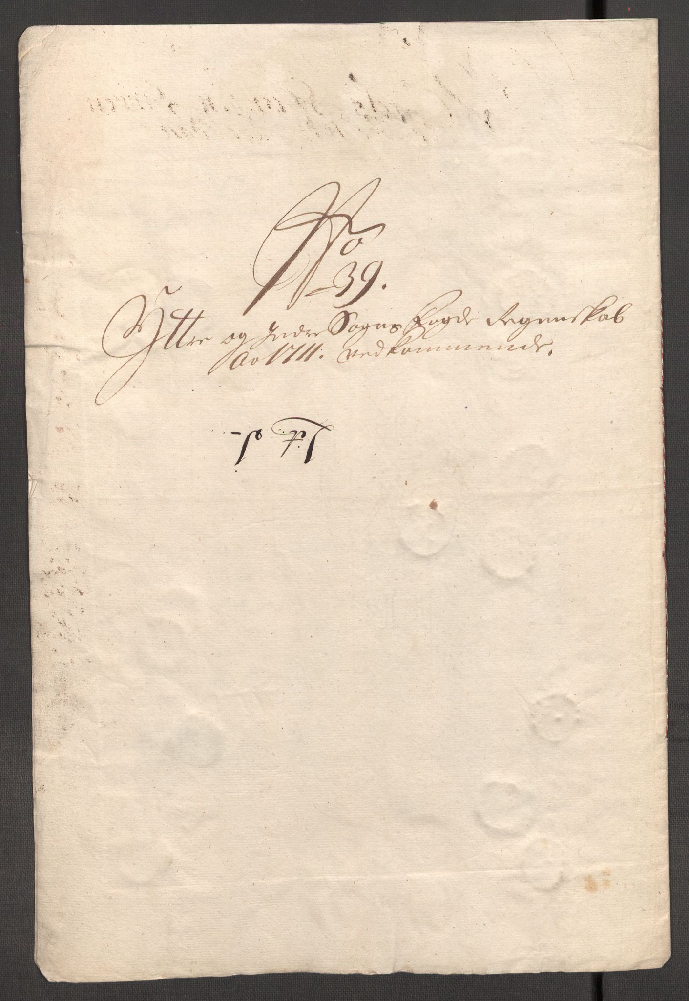 Rentekammeret inntil 1814, Reviderte regnskaper, Fogderegnskap, AV/RA-EA-4092/R52/L3317: Fogderegnskap Sogn, 1711, p. 236
