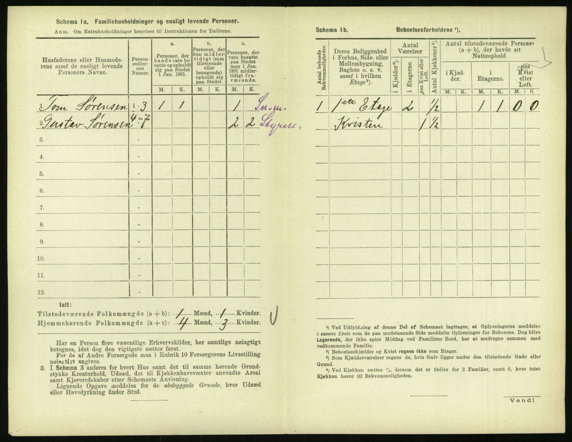 RA, 1891 census for 0904 Grimstad, 1891, p. 565