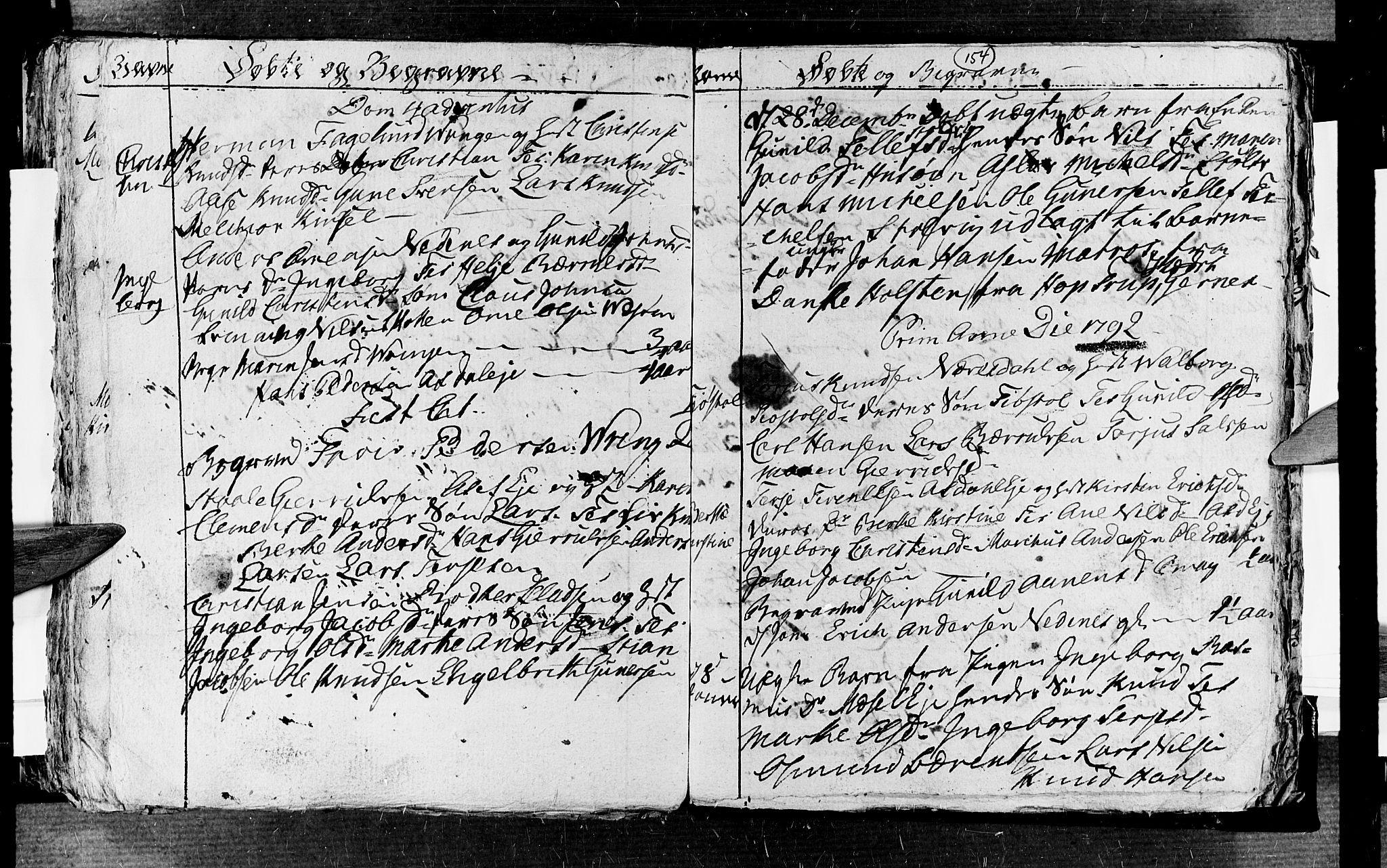 Øyestad sokneprestkontor, SAK/1111-0049/F/Fb/L0001: Parish register (copy) no. B 1, 1780-1794, p. 154