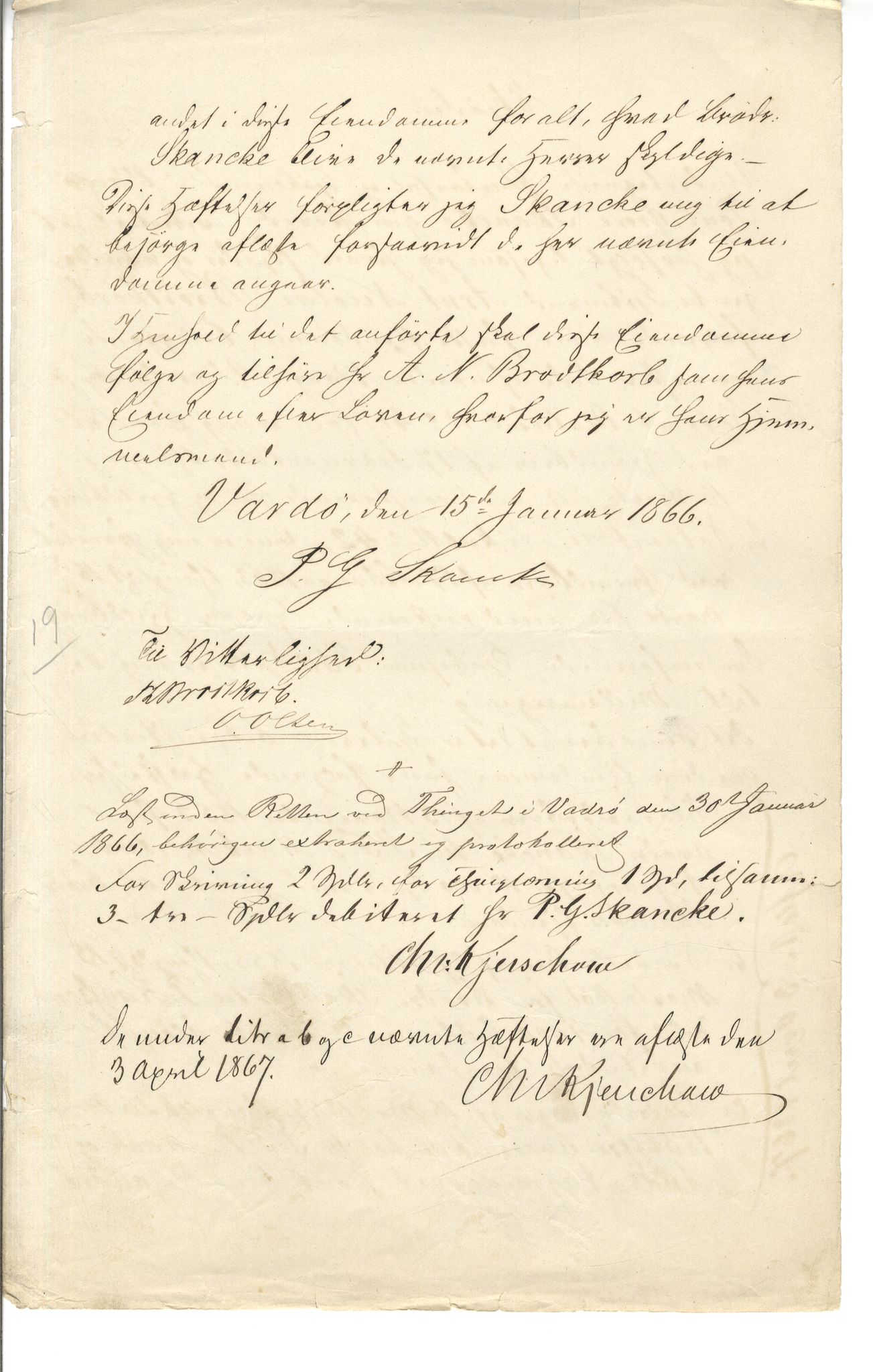 Brodtkorb handel A/S, VAMU/A-0001/Q/Qb/L0001: Skjøter og grunnbrev i Vardø by, 1822-1943, p. 98
