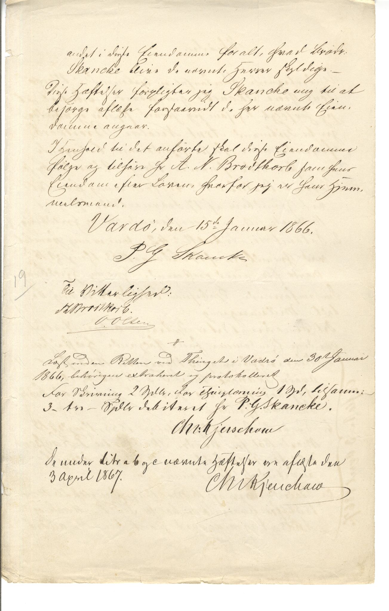 Brodtkorb handel A/S, VAMU/A-0001/Q/Qb/L0001: Skjøter og grunnbrev i Vardø by, 1822-1943, p. 98