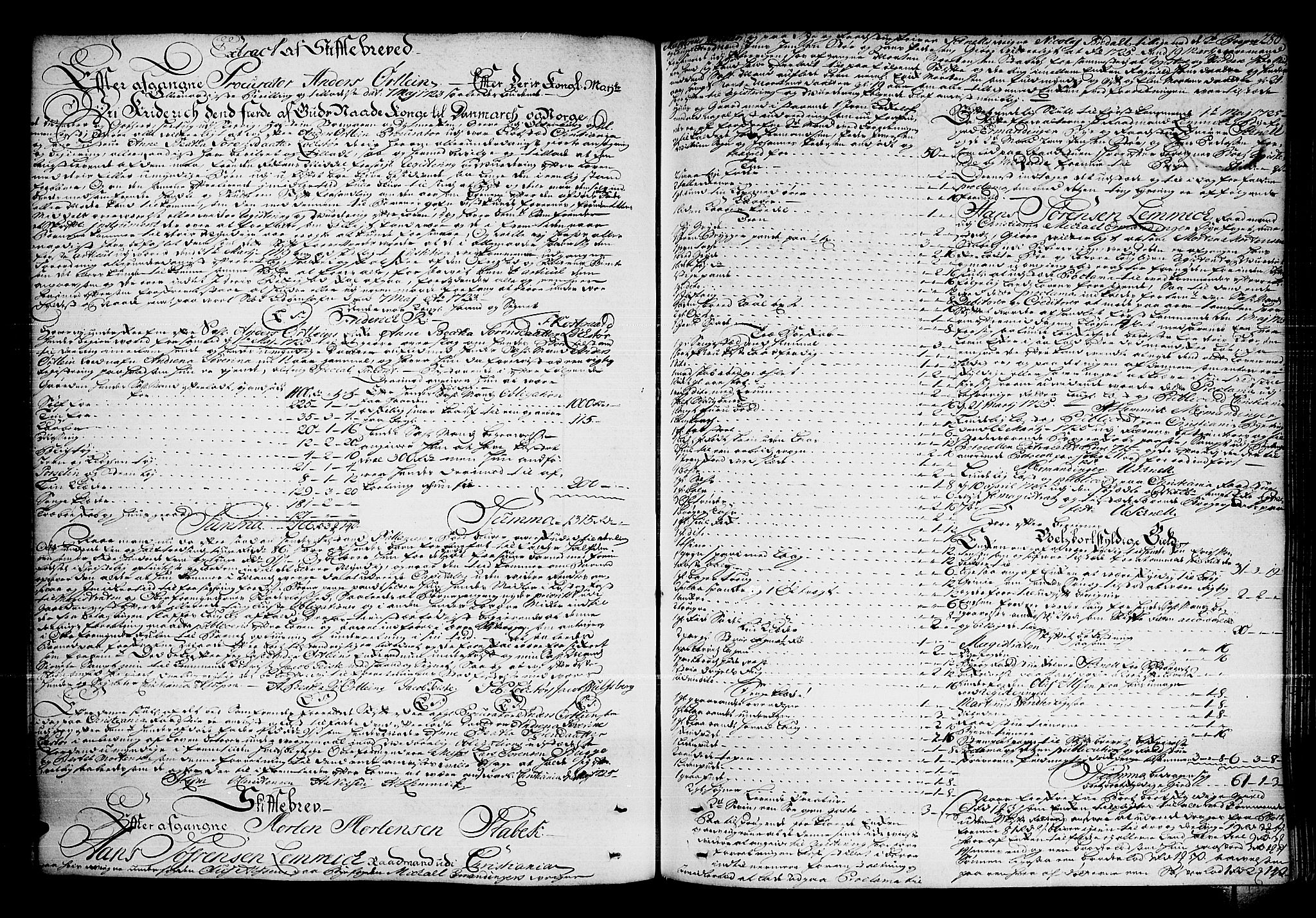 Oslo skifterett, AV/SAO-A-10383/H/Ha/L0005: Skifteprotokoll, 1720-1728, p. 279b-280a
