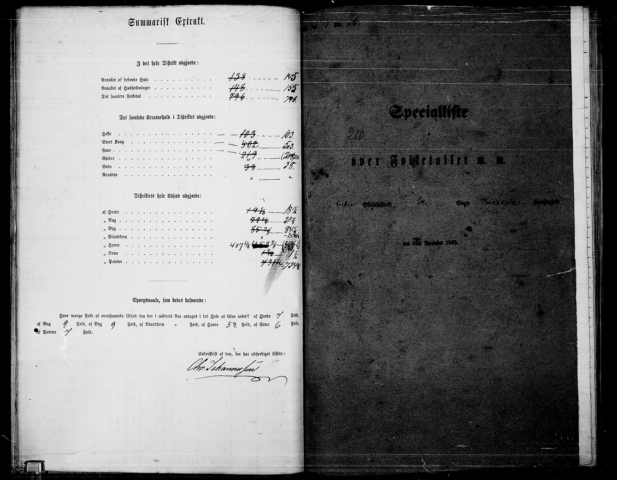 RA, 1865 census for Kråkstad, 1865, p. 64