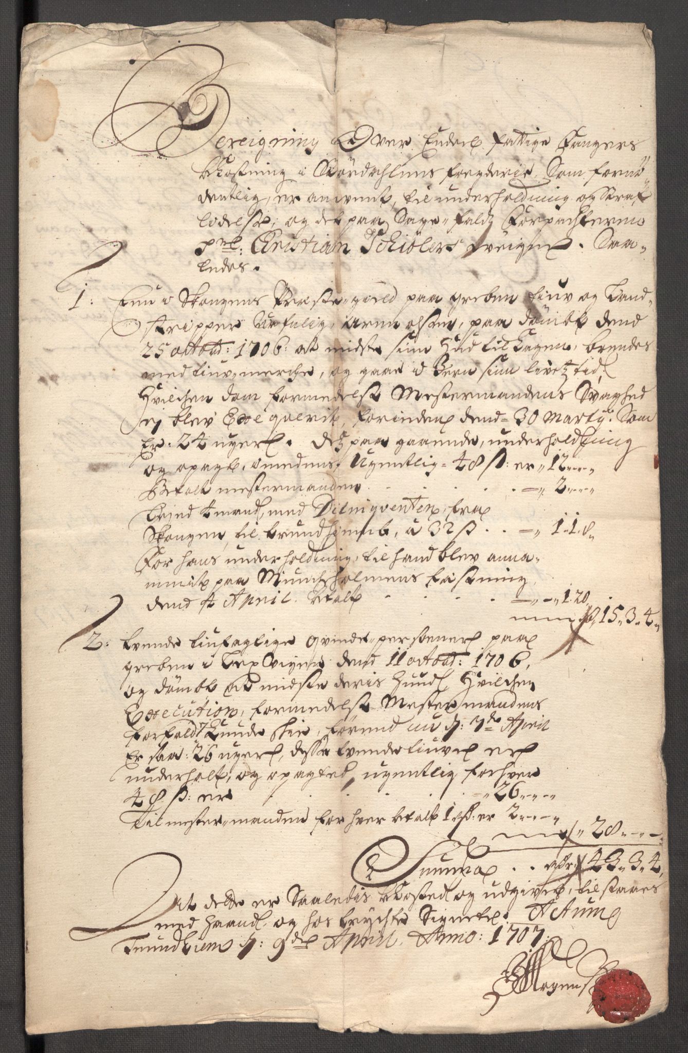 Rentekammeret inntil 1814, Reviderte regnskaper, Fogderegnskap, RA/EA-4092/R62/L4196: Fogderegnskap Stjørdal og Verdal, 1705-1706, p. 555