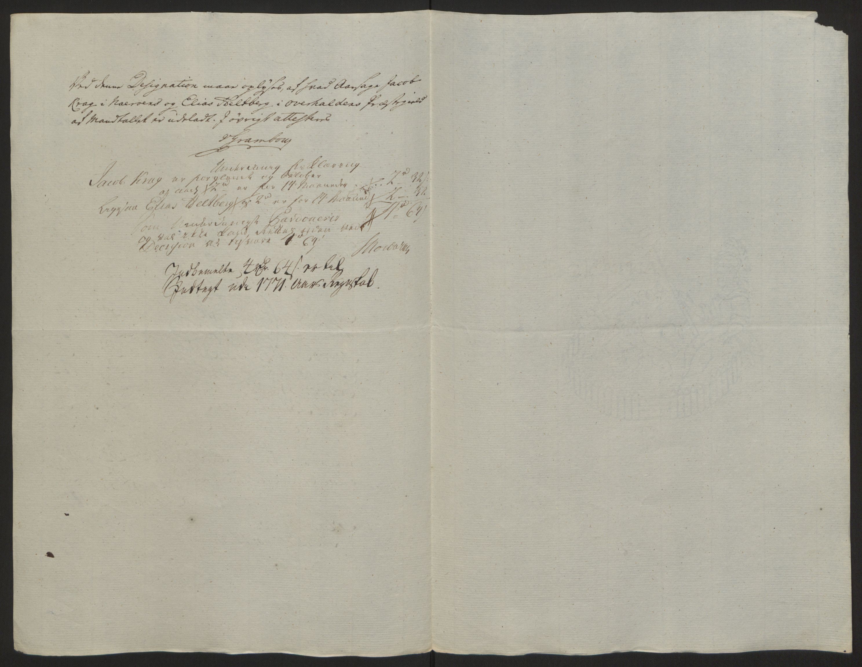 Rentekammeret inntil 1814, Reviderte regnskaper, Fogderegnskap, RA/EA-4092/R64/L4502: Ekstraskatten Namdal, 1762-1772, p. 369