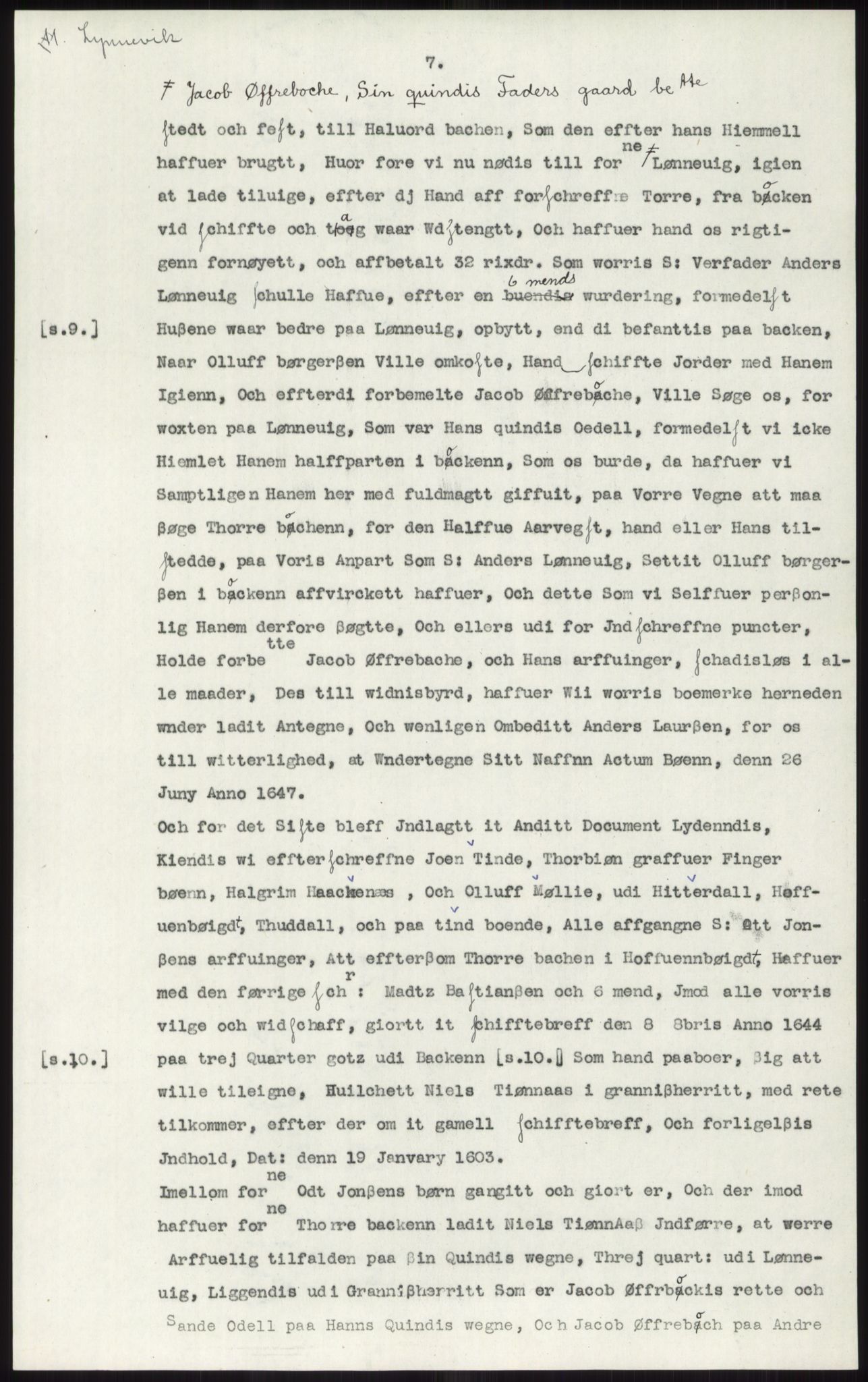 Samlinger til kildeutgivelse, Diplomavskriftsamlingen, AV/RA-EA-4053/H/Ha, p. 1738