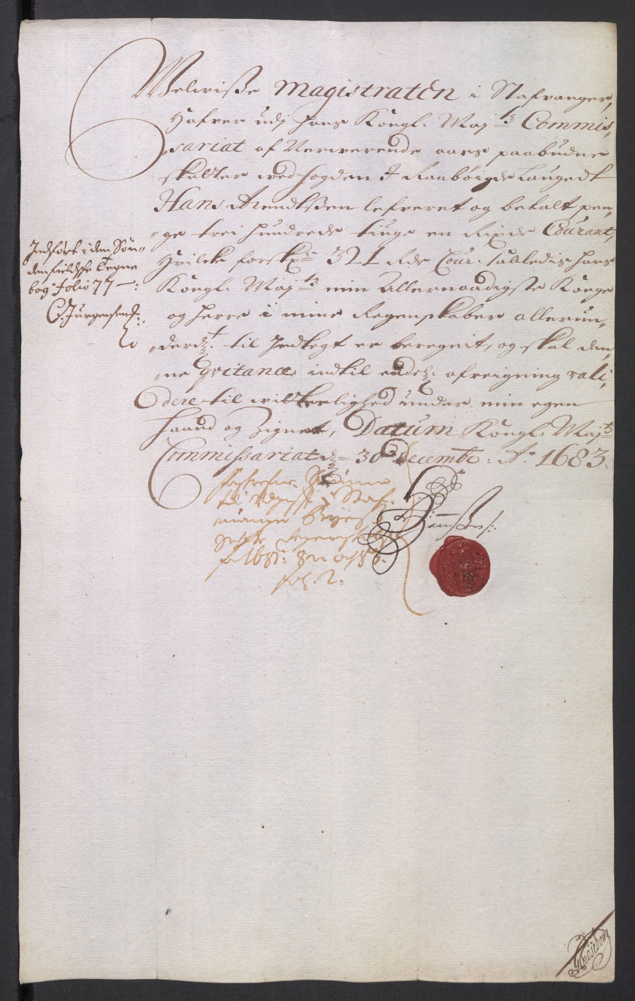 Rentekammeret inntil 1814, Reviderte regnskaper, Byregnskaper, AV/RA-EA-4066/R/Ro/L0301: [O3] Kontribusjonsregnskap, 1679-1684, p. 195