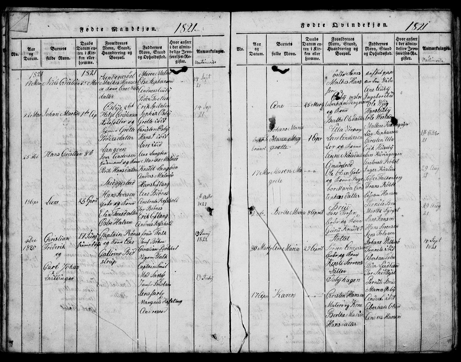 Tjølling kirkebøker, SAKO/A-60/G/Ga/L0001: Parish register (copy) no. 1, 1814-1835, p. 62