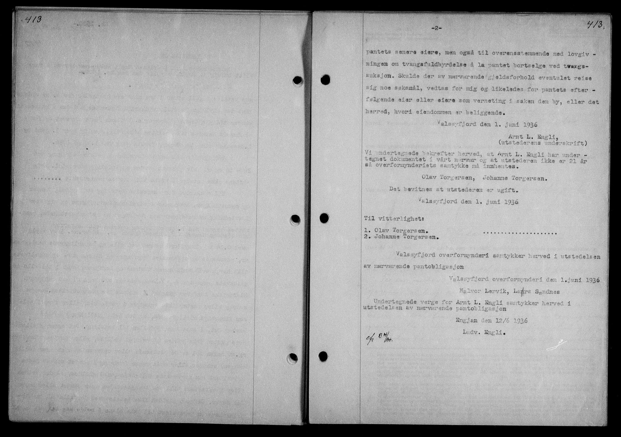 Nordmøre sorenskriveri, AV/SAT-A-4132/1/2/2Ca/L0088: Mortgage book no. 78, 1936-1936, Diary no: : 1322/1936