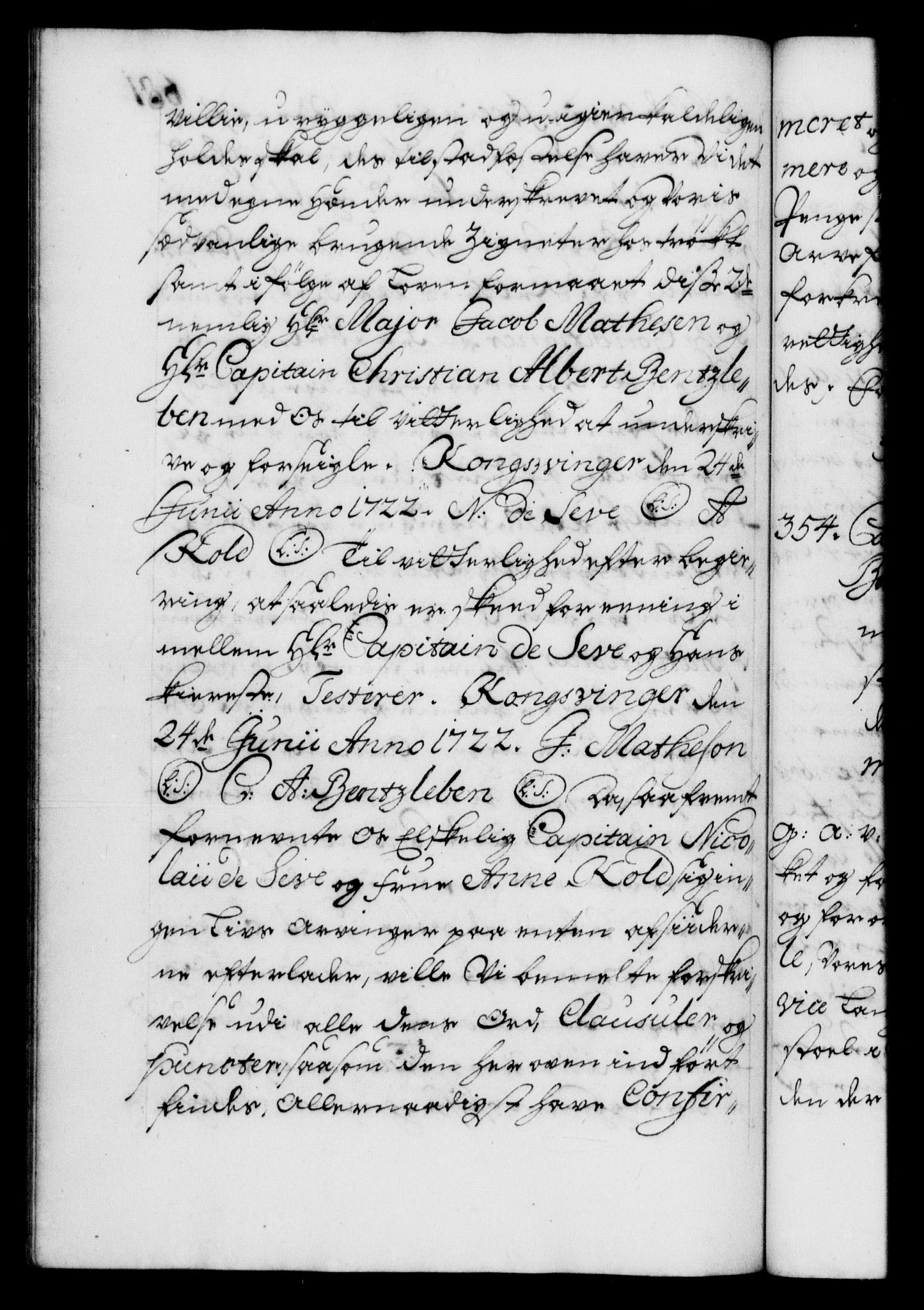 Danske Kanselli 1572-1799, AV/RA-EA-3023/F/Fc/Fca/Fcaa/L0023: Norske registre, 1720-1722, p. 681b