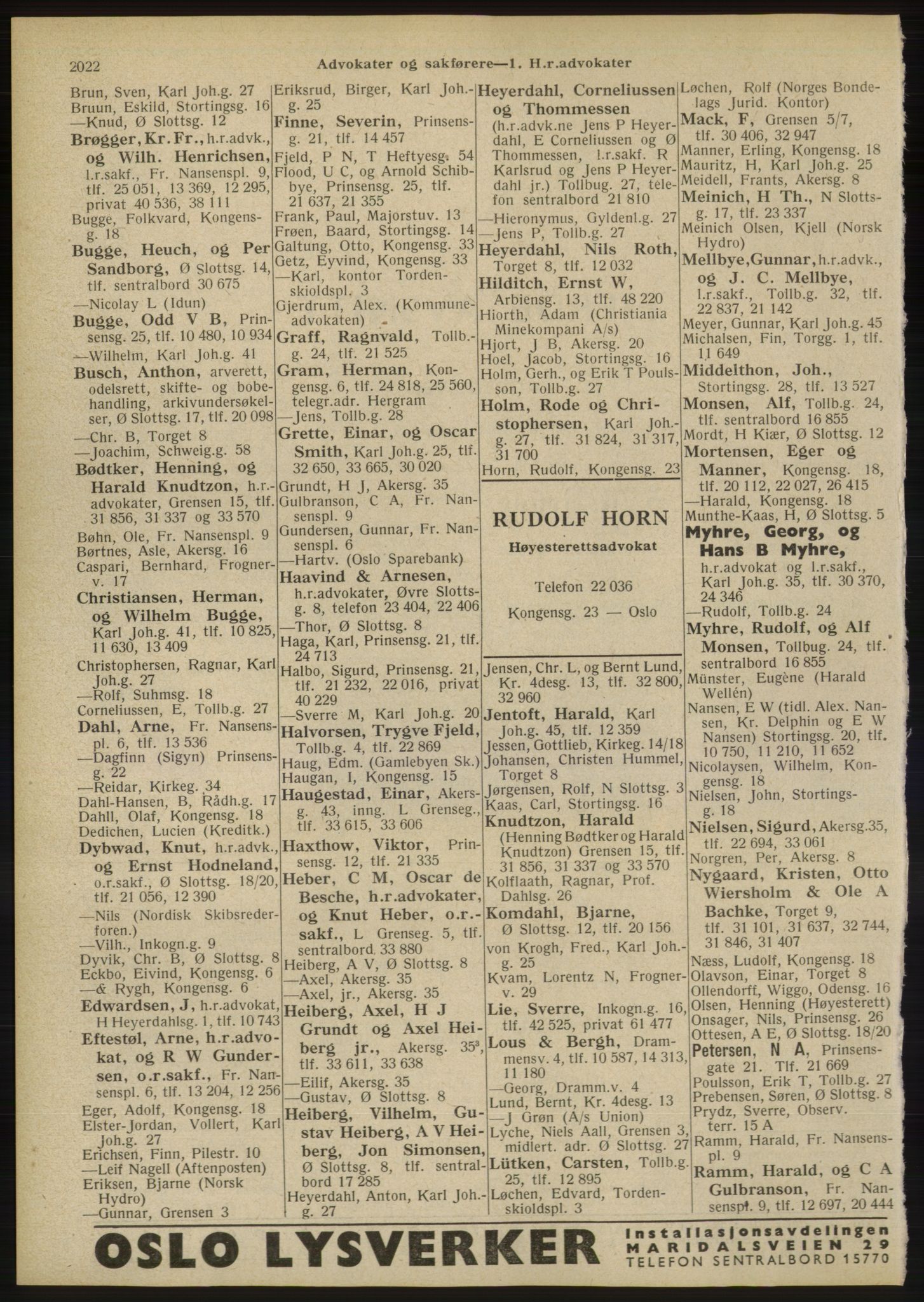 Kristiania/Oslo adressebok, PUBL/-, 1946, p. 2022