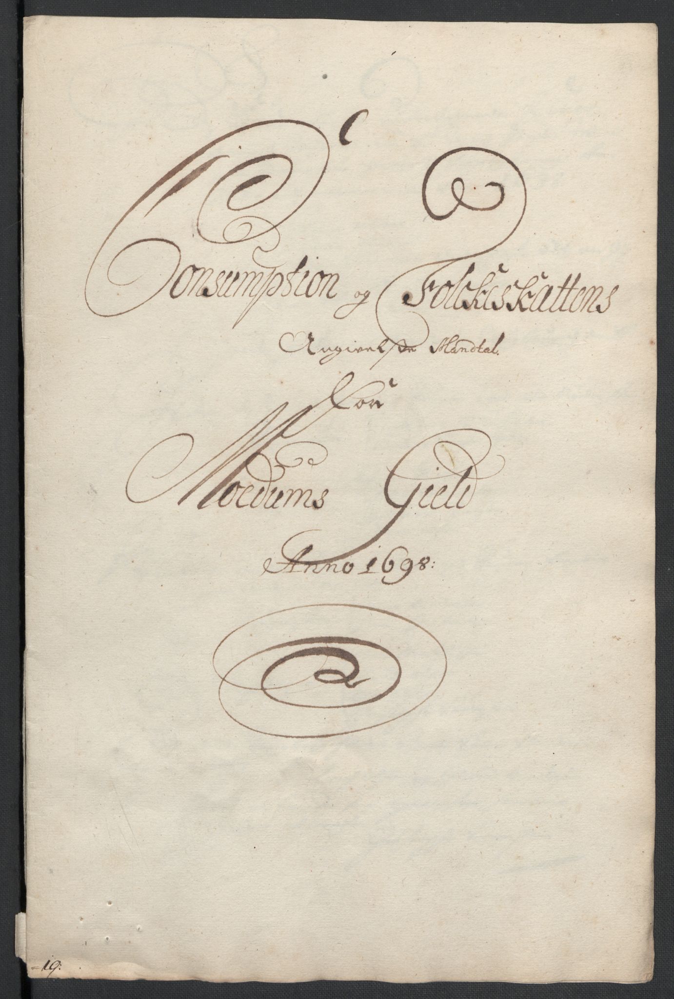 Rentekammeret inntil 1814, Reviderte regnskaper, Fogderegnskap, RA/EA-4092/R22/L1455: Fogderegnskap Ringerike, Hallingdal og Buskerud, 1698, p. 267