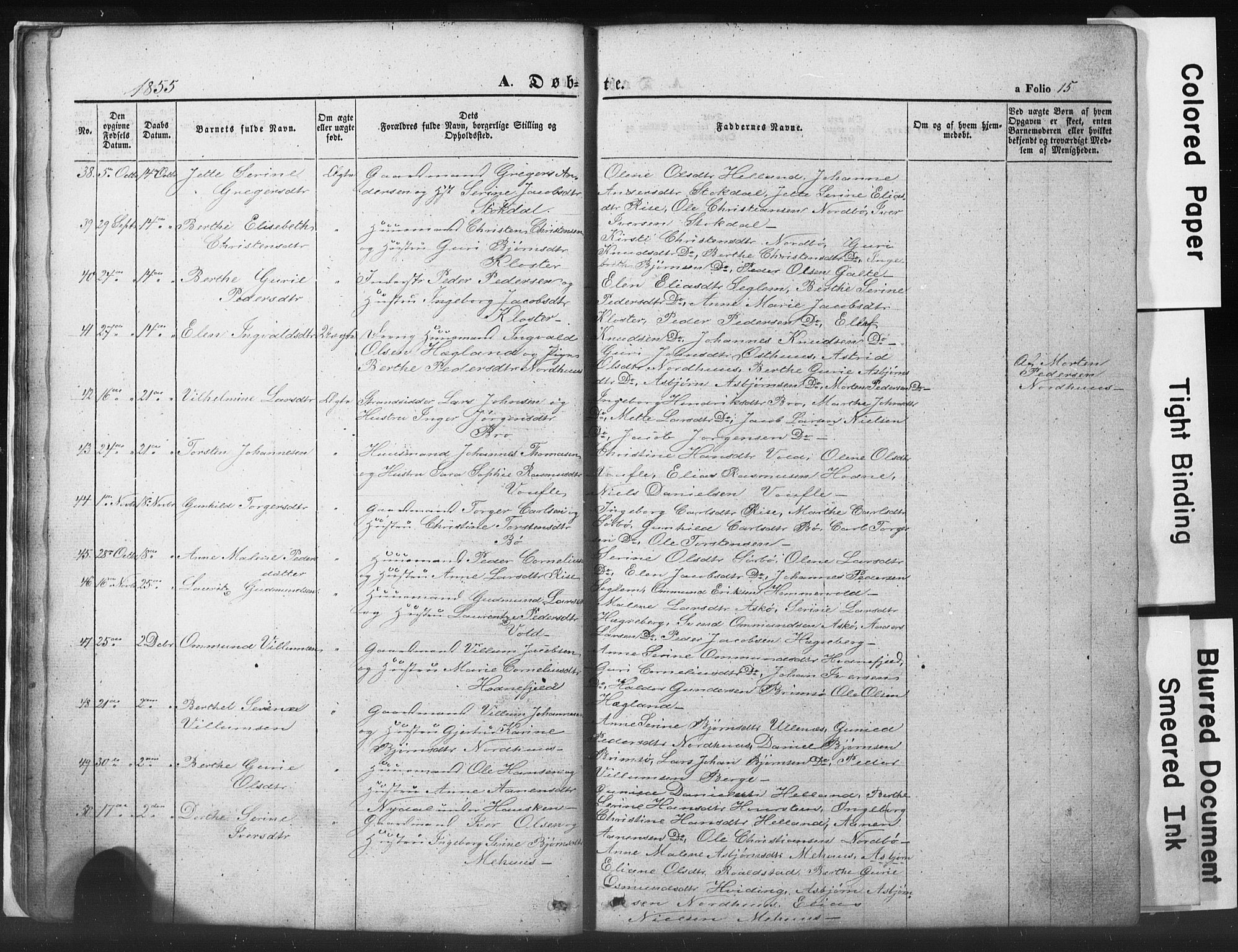 Rennesøy sokneprestkontor, AV/SAST-A -101827/H/Ha/Hab/L0002: Parish register (copy) no. B 2, 1852-1880, p. 15