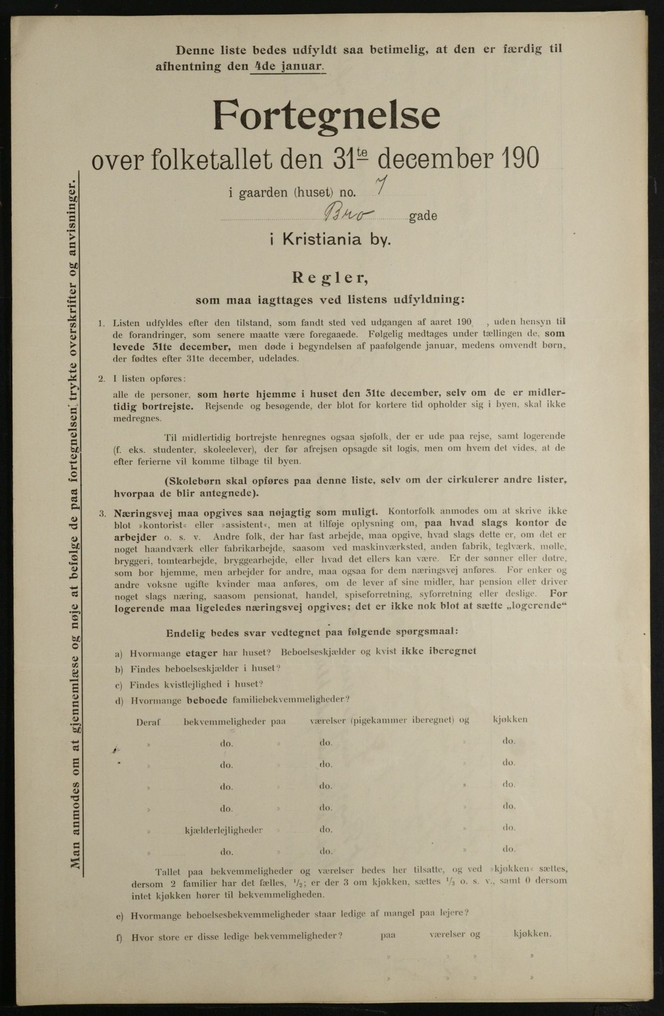 OBA, Municipal Census 1901 for Kristiania, 1901, p. 1641