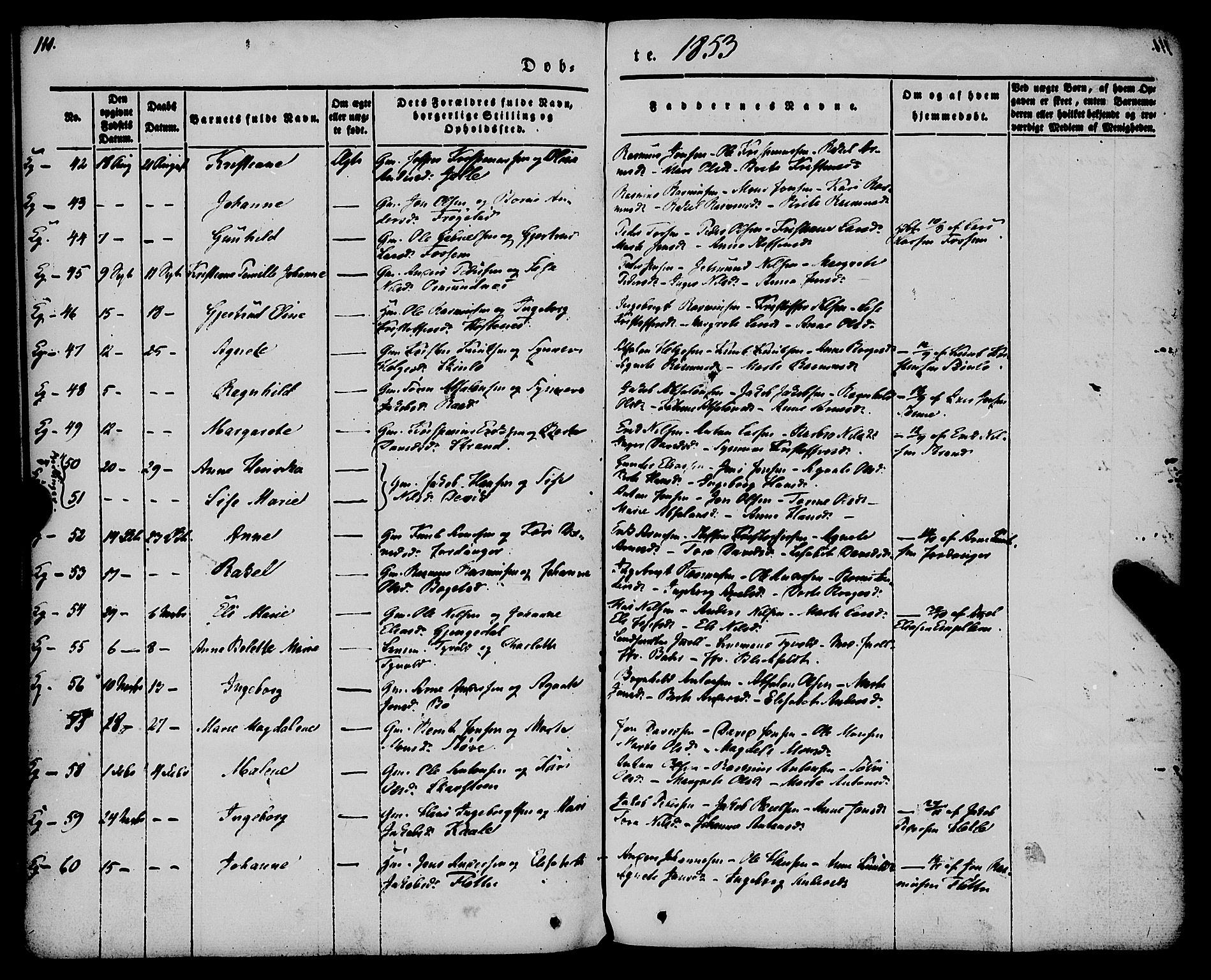 Gloppen sokneprestembete, SAB/A-80101/H/Haa/Haaa/L0008: Parish register (official) no. A 8, 1837-1855, p. 111