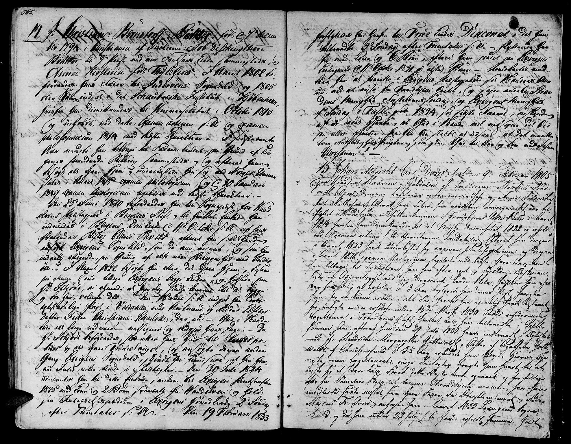 Ministerialprotokoller, klokkerbøker og fødselsregistre - Nord-Trøndelag, SAT/A-1458/701/L0006: Parish register (official) no. 701A06, 1825-1841, p. 565