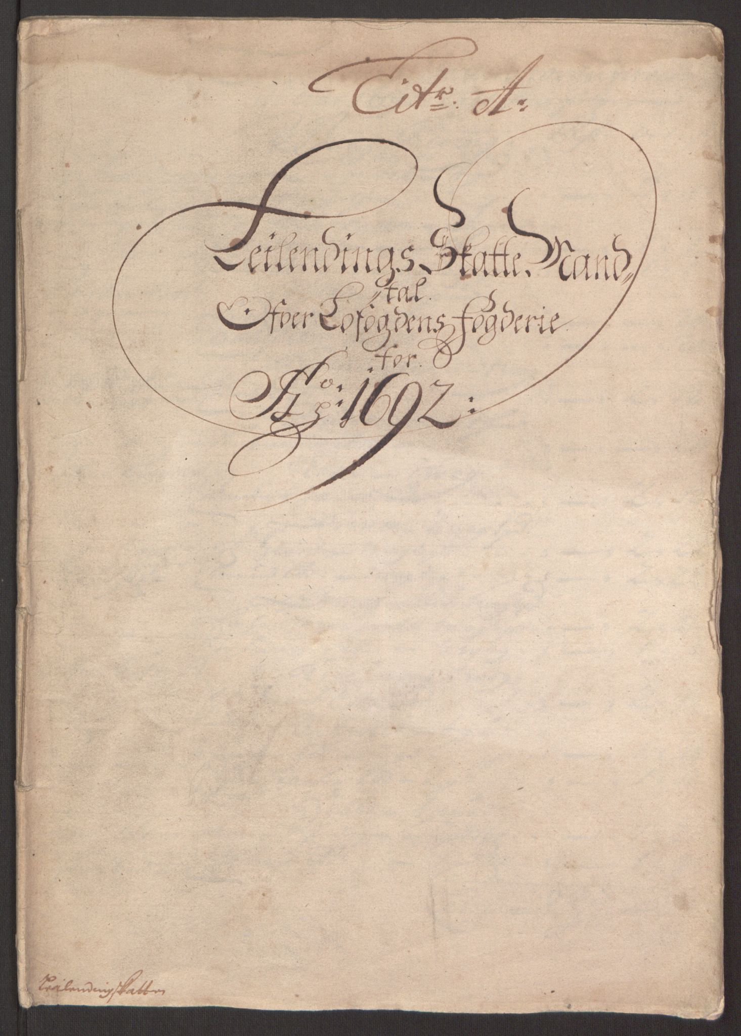 Rentekammeret inntil 1814, Reviderte regnskaper, Fogderegnskap, RA/EA-4092/R67/L4675: Fogderegnskap Vesterålen, Andenes og Lofoten, 1691-1693, p. 116