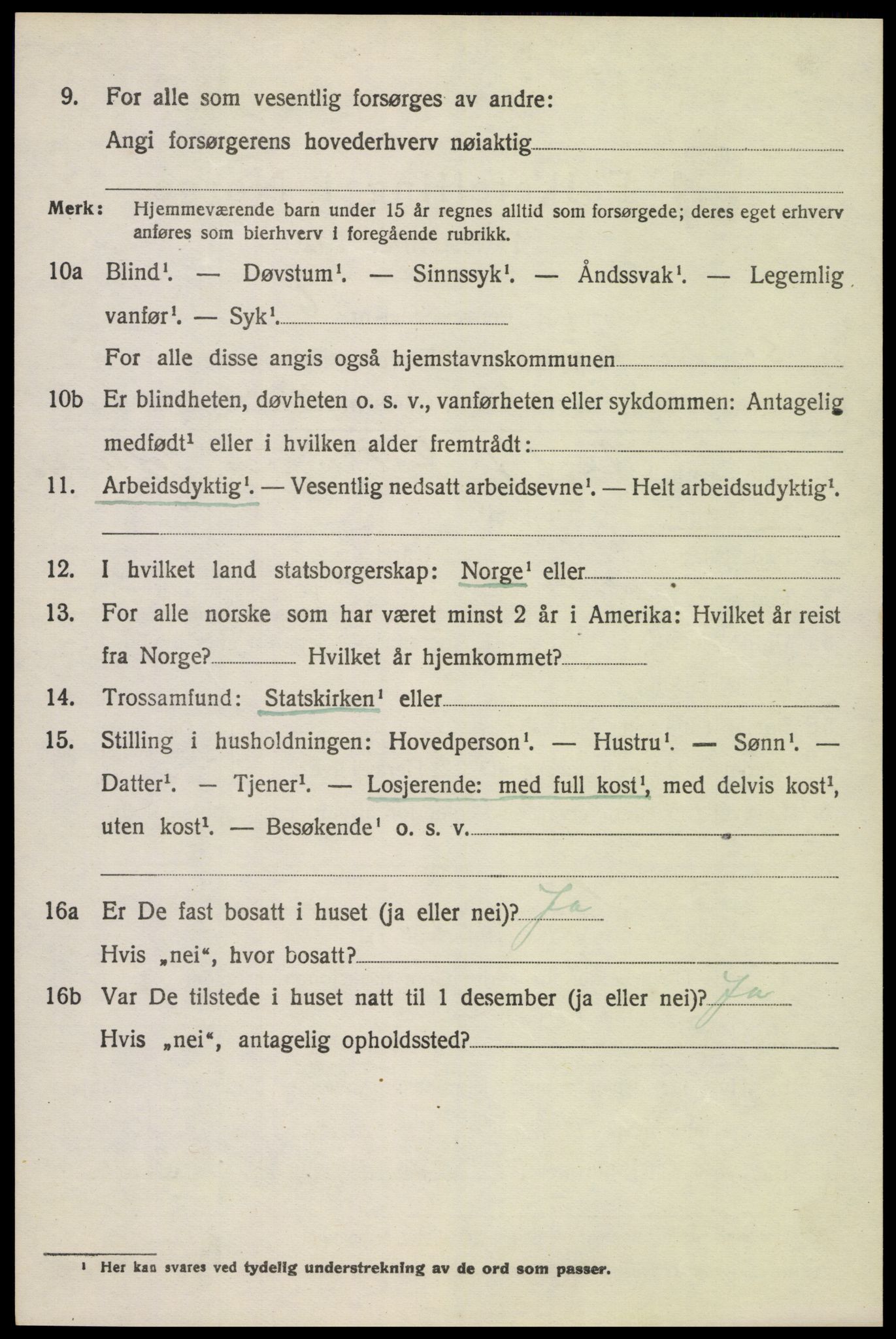 SAH, 1920 census for Sør-Fron, 1920, p. 5996