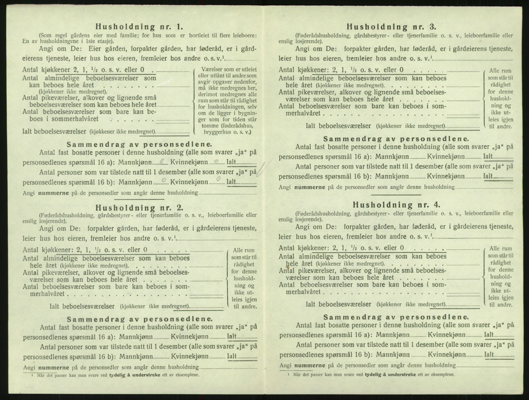 SAK, 1920 census for Randesund, 1920, p. 79