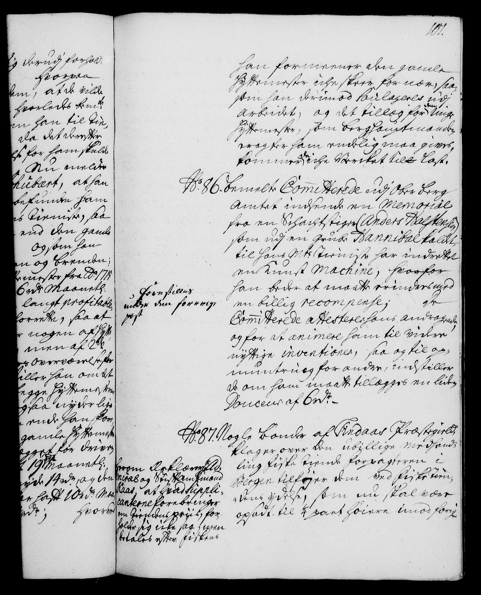 Rentekammeret, Kammerkanselliet, RA/EA-3111/G/Gh/Gha/L0016: Norsk ekstraktmemorialprotokoll (merket RK 53.61), 1734-1735, p. 101