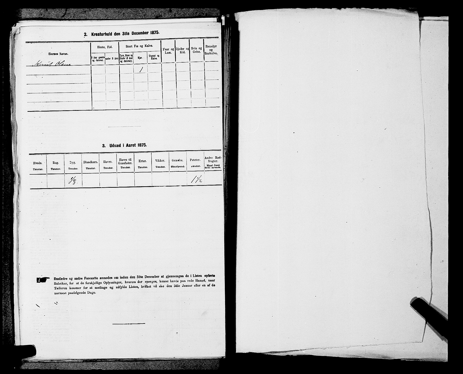 SAKO, 1875 census for 0816P Sannidal, 1875, p. 1700