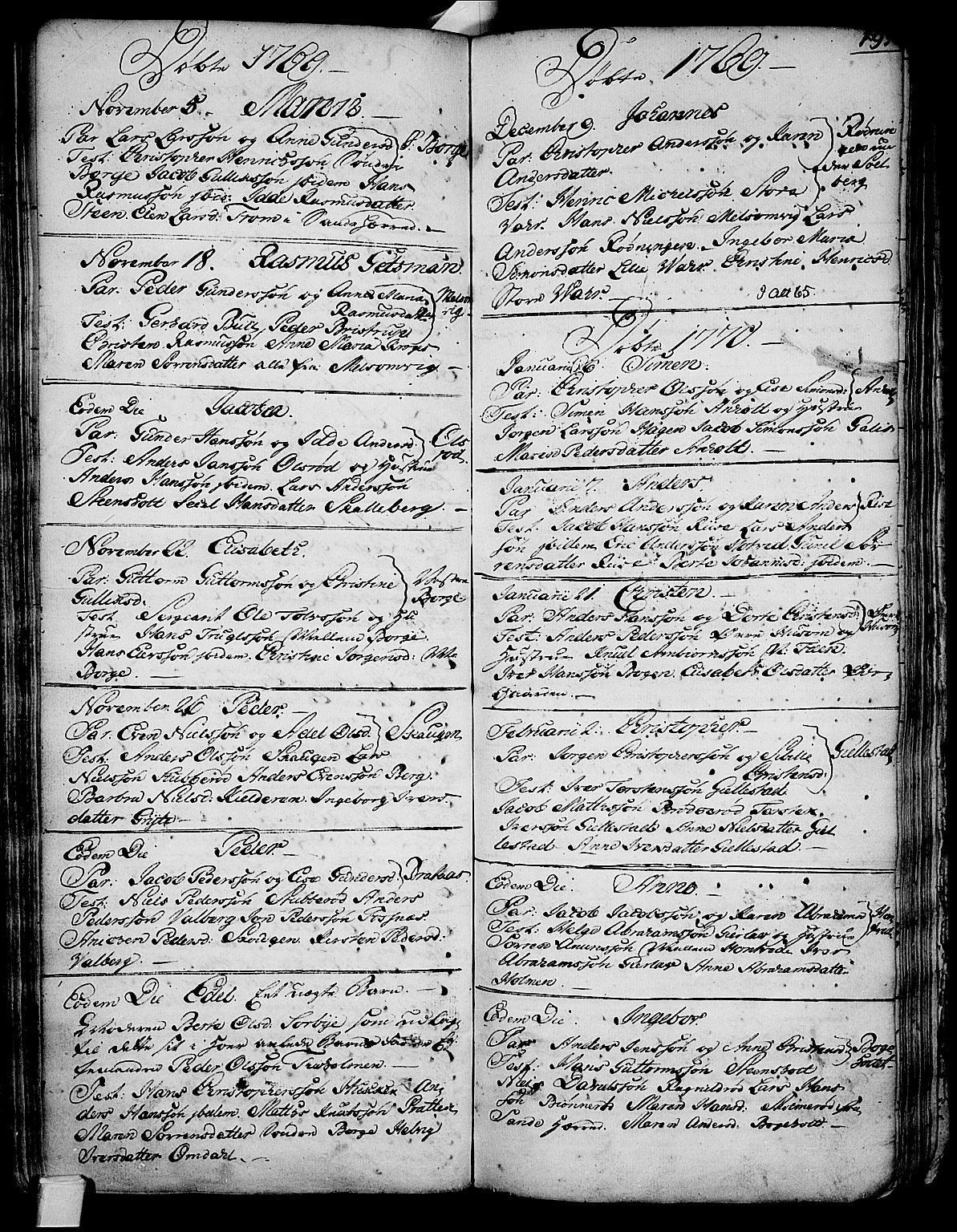 Stokke kirkebøker, AV/SAKO-A-320/F/Fa/L0002: Parish register (official) no. I 2, 1732-1770, p. 195