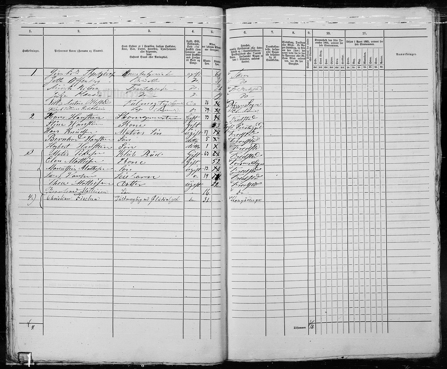 RA, 1865 census for Fredrikstad/Fredrikstad, 1865, p. 53