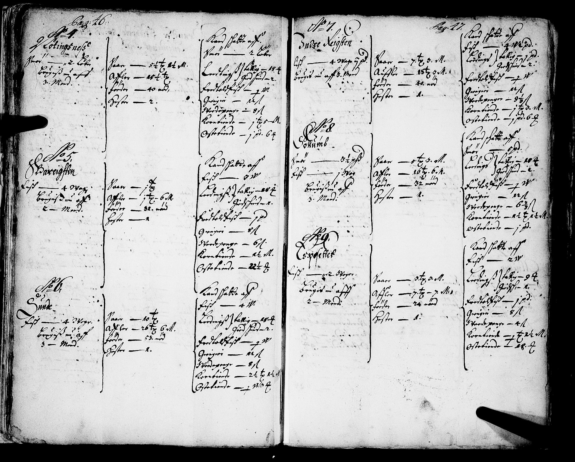 Rentekammeret inntil 1814, Realistisk ordnet avdeling, AV/RA-EA-4070/N/Nb/Nba/L0043: Sunnfjord fogderi, 1667, p. 46-47