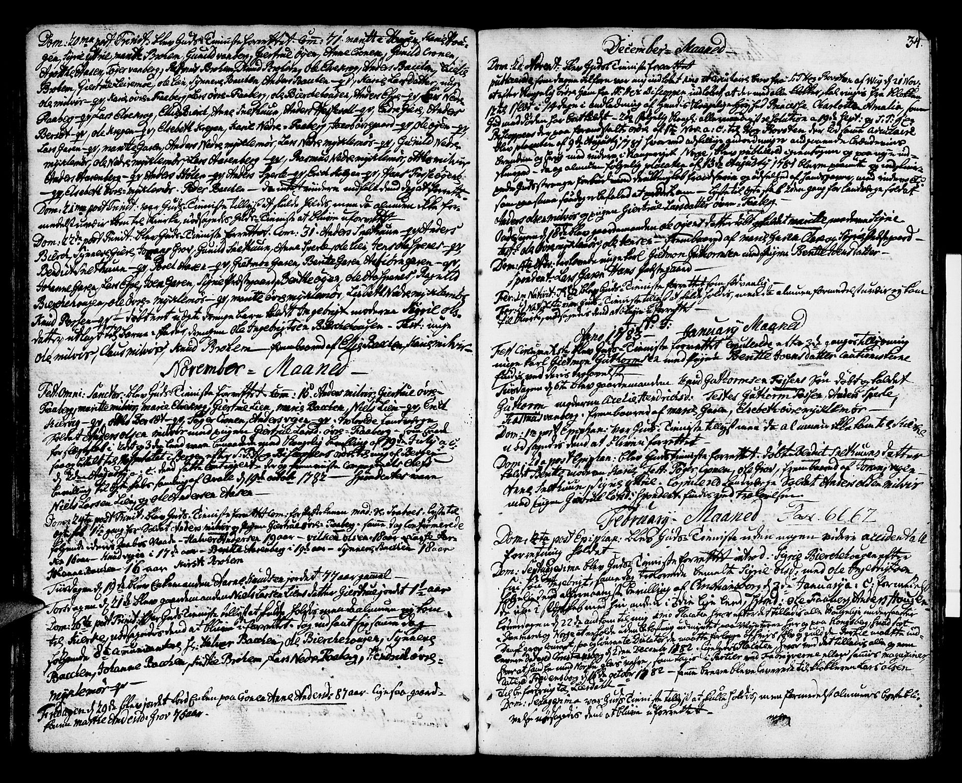 Jostedal sokneprestembete, AV/SAB-A-80601/H/Haa/Haaa/L0002: Parish register (official) no. A 2, 1770-1806, p. 34