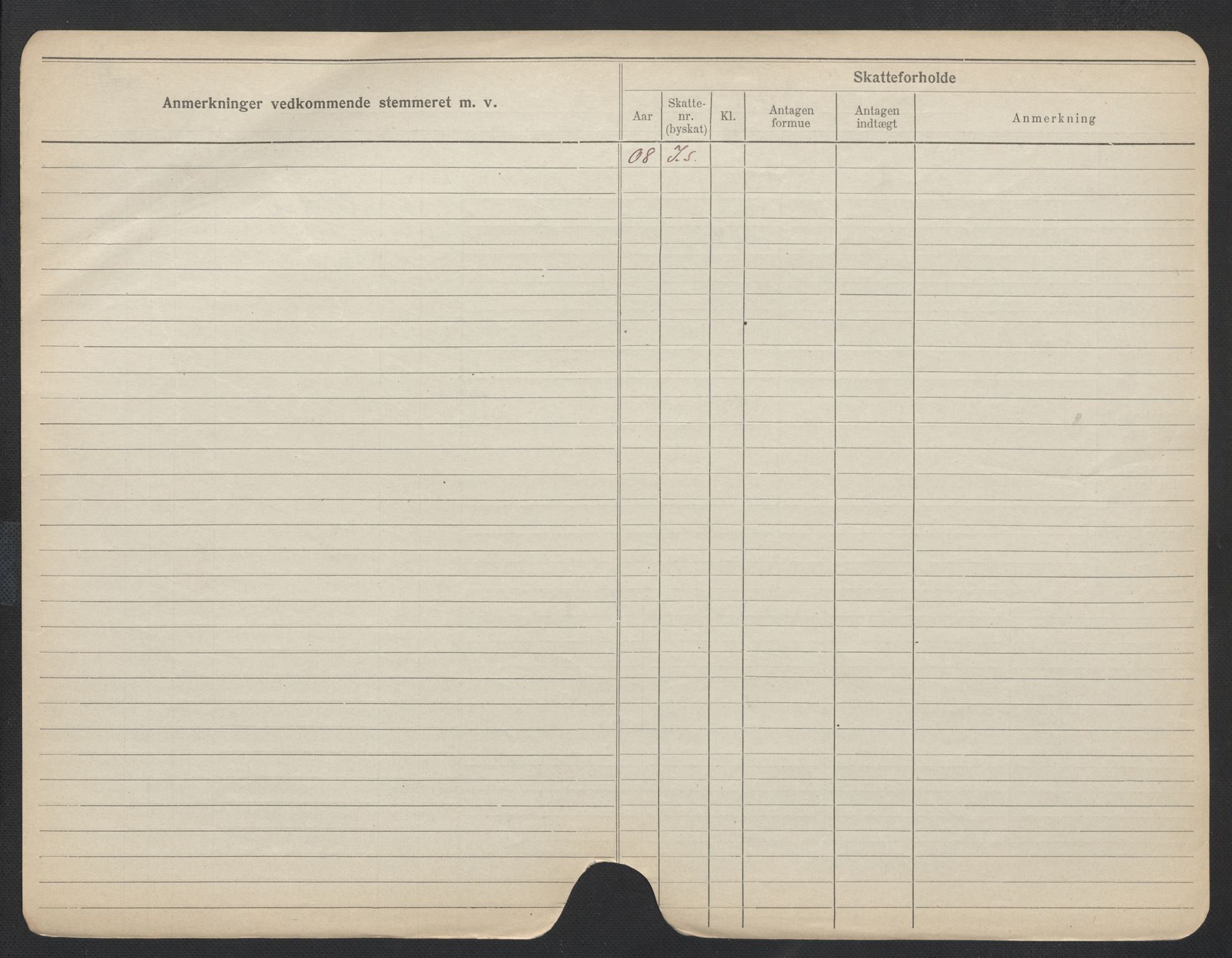 Oslo folkeregister, Registerkort, SAO/A-11715/F/Fa/Fac/L0011: Menn, 1906-1914, p. 304b