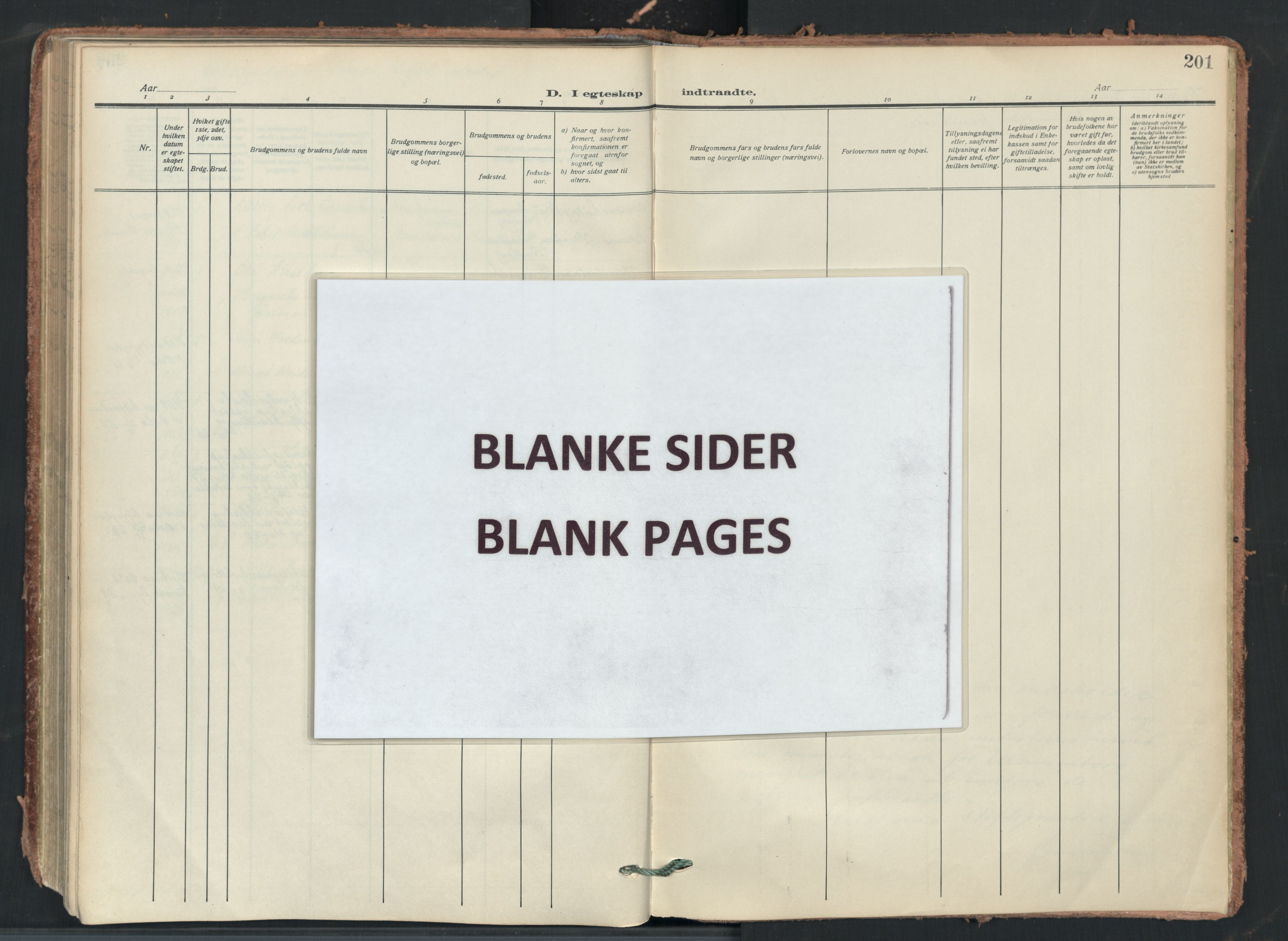 Uranienborg prestekontor Kirkebøker, AV/SAO-A-10877/F/Fa/L0012: Parish register (official) no. I 12, 1914-1930, p. 201