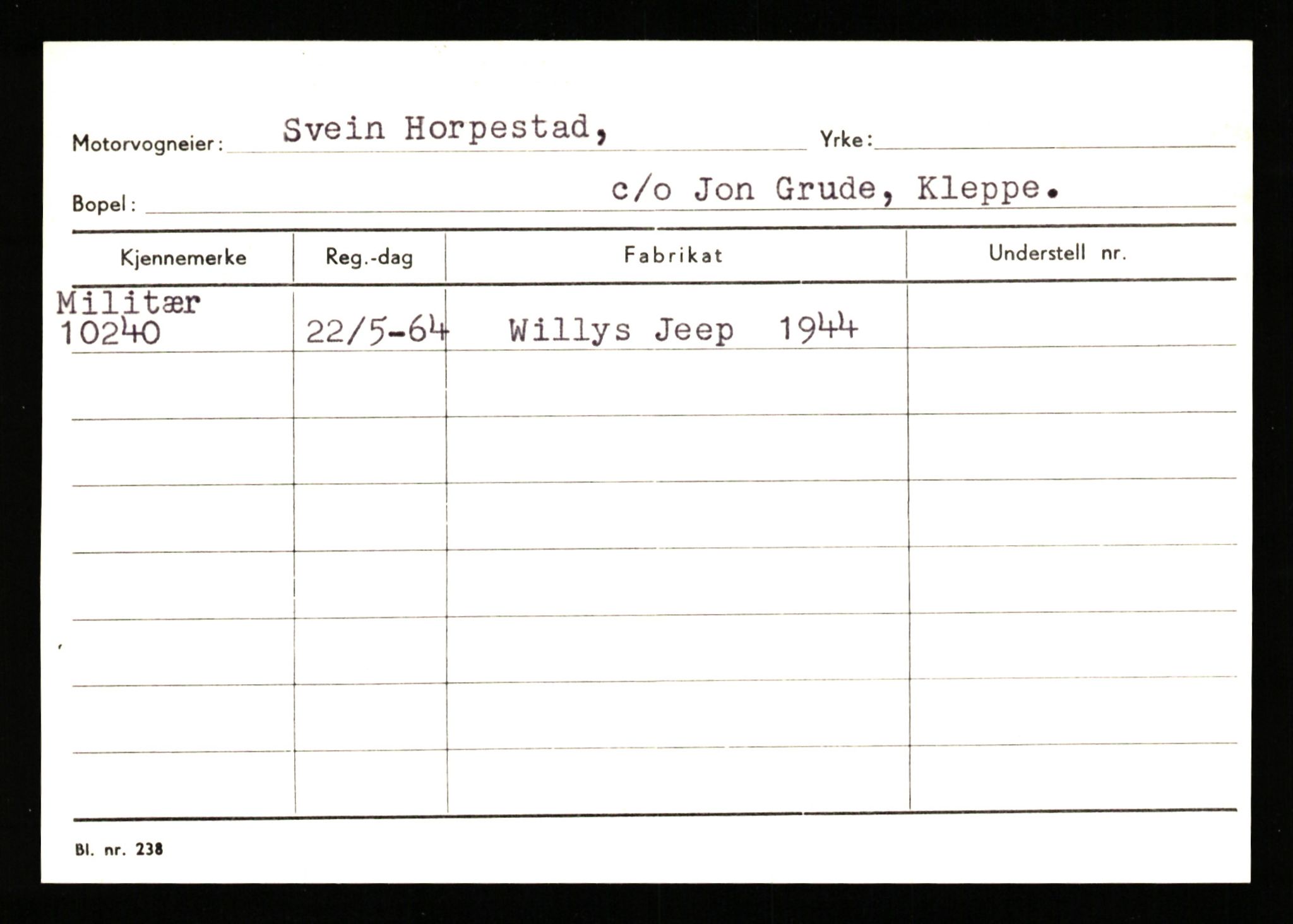 Stavanger trafikkstasjon, AV/SAST-A-101942/0/G/L0002: Registreringsnummer: 5791 - 10405, 1930-1971, p. 3050