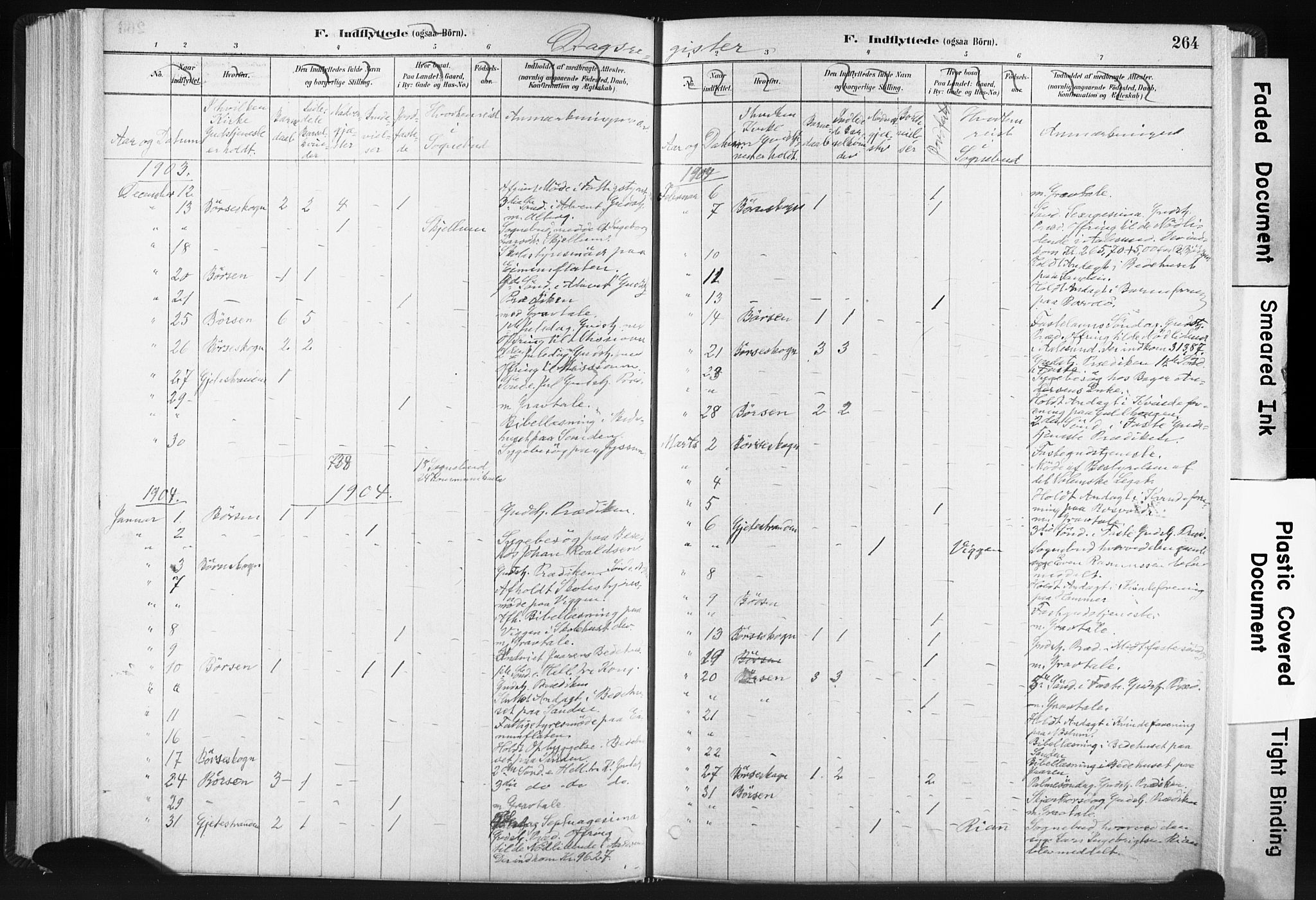 Ministerialprotokoller, klokkerbøker og fødselsregistre - Sør-Trøndelag, SAT/A-1456/665/L0773: Parish register (official) no. 665A08, 1879-1905, p. 264