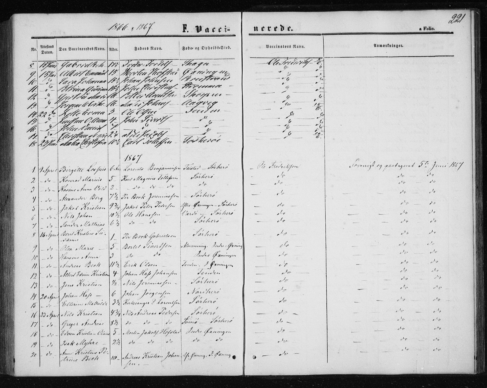 Ministerialprotokoller, klokkerbøker og fødselsregistre - Nordland, SAT/A-1459/834/L0505: Parish register (official) no. 834A03, 1862-1871, p. 221