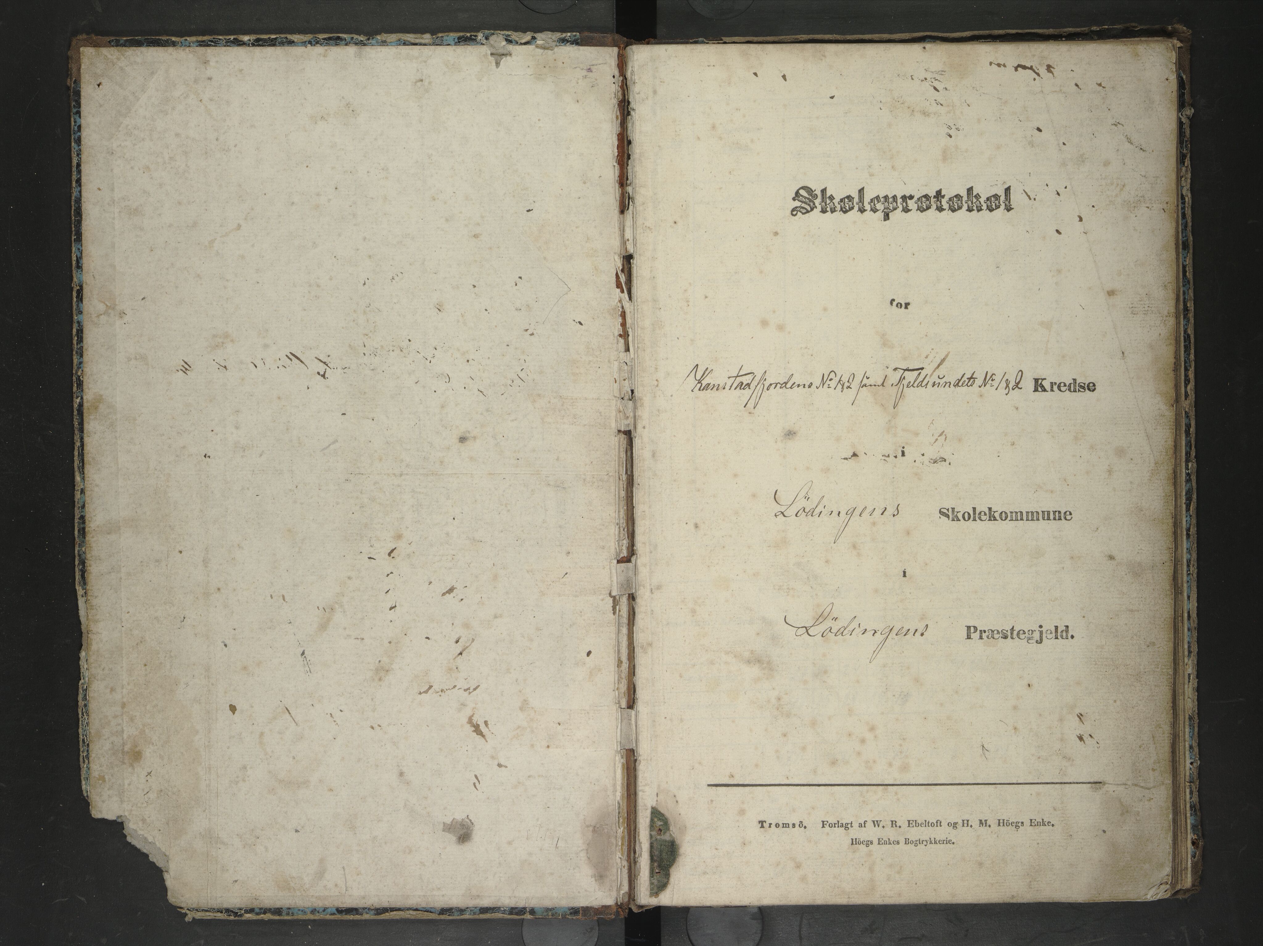 Lødingen kommune. Ymse skolekretser, AIN/K-18510.510.04/F/Fb/L0003: Dypstad/Erikstad/Kanstad/Sneisholmen/Strand/Våg, 1863-1873