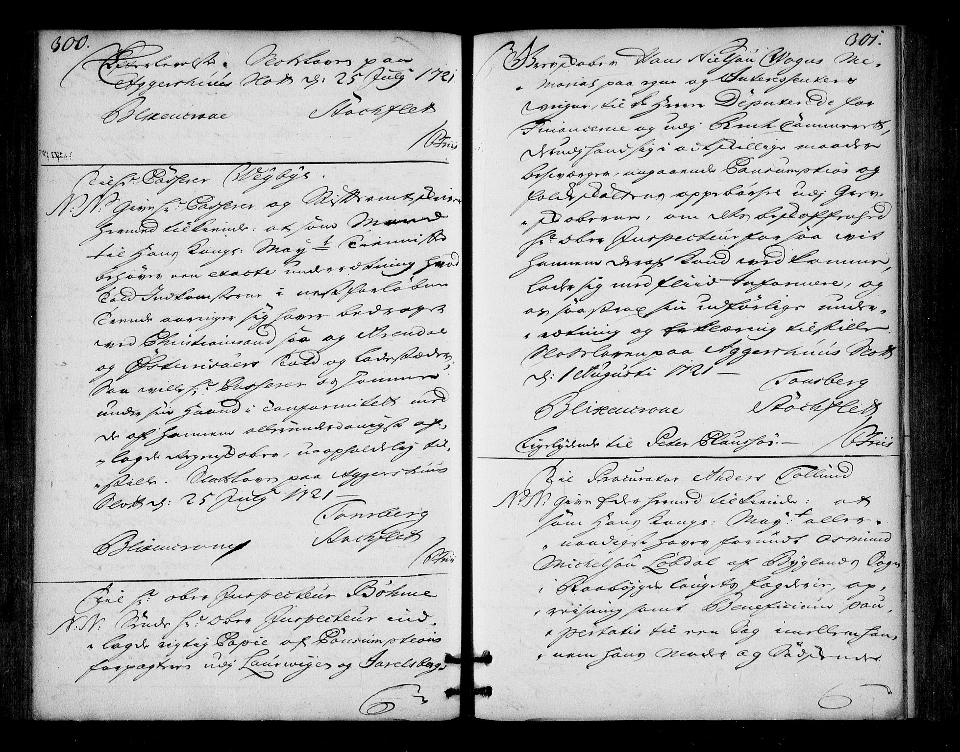 Stattholderembetet 1572-1771, AV/RA-EA-2870/Bd/L0013: Ordreprotokoll, 1720-1722, p. 300-301