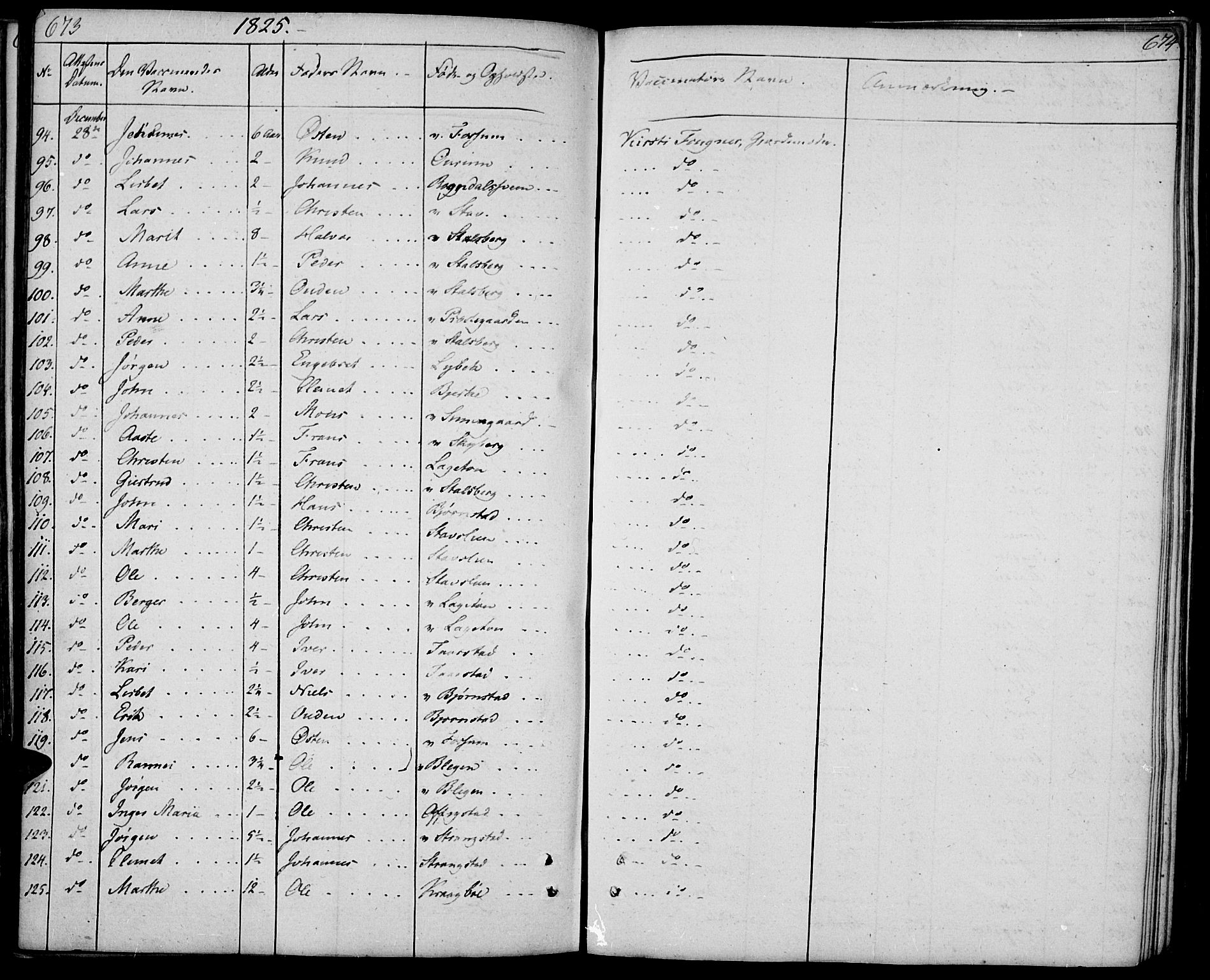 Øyer prestekontor, AV/SAH-PREST-084/H/Ha/Haa/L0004: Parish register (official) no. 4, 1824-1841, p. 673-674