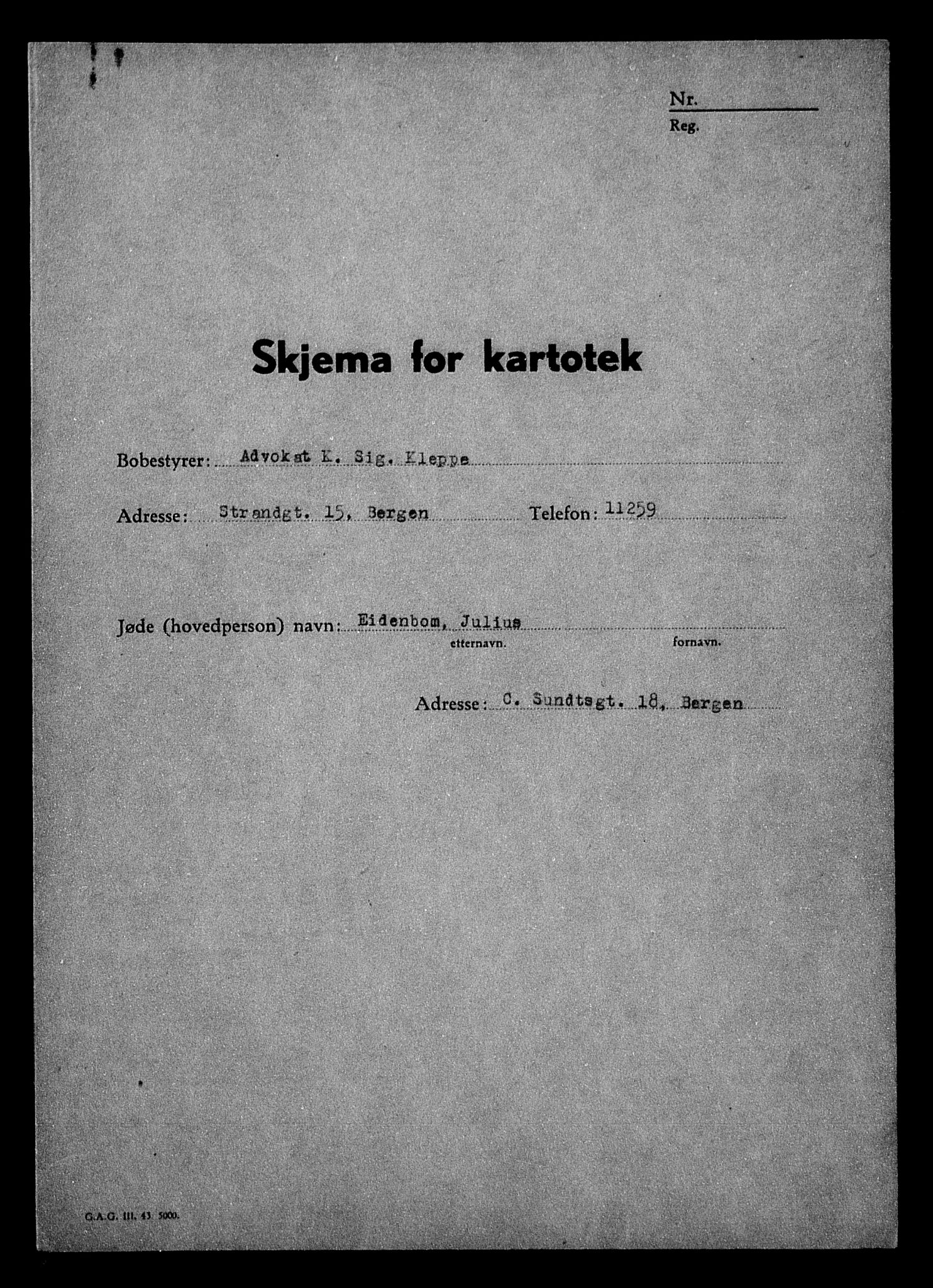Justisdepartementet, Tilbakeføringskontoret for inndratte formuer, AV/RA-S-1564/H/Hc/Hcd/L0995: --, 1945-1947, p. 23