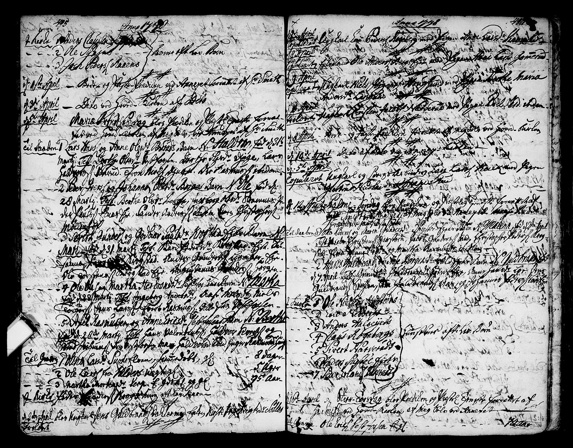 Eiker kirkebøker, AV/SAKO-A-4/F/Fa/L0008: Parish register (official) no. I 8, 1764-1788, p. 495-496