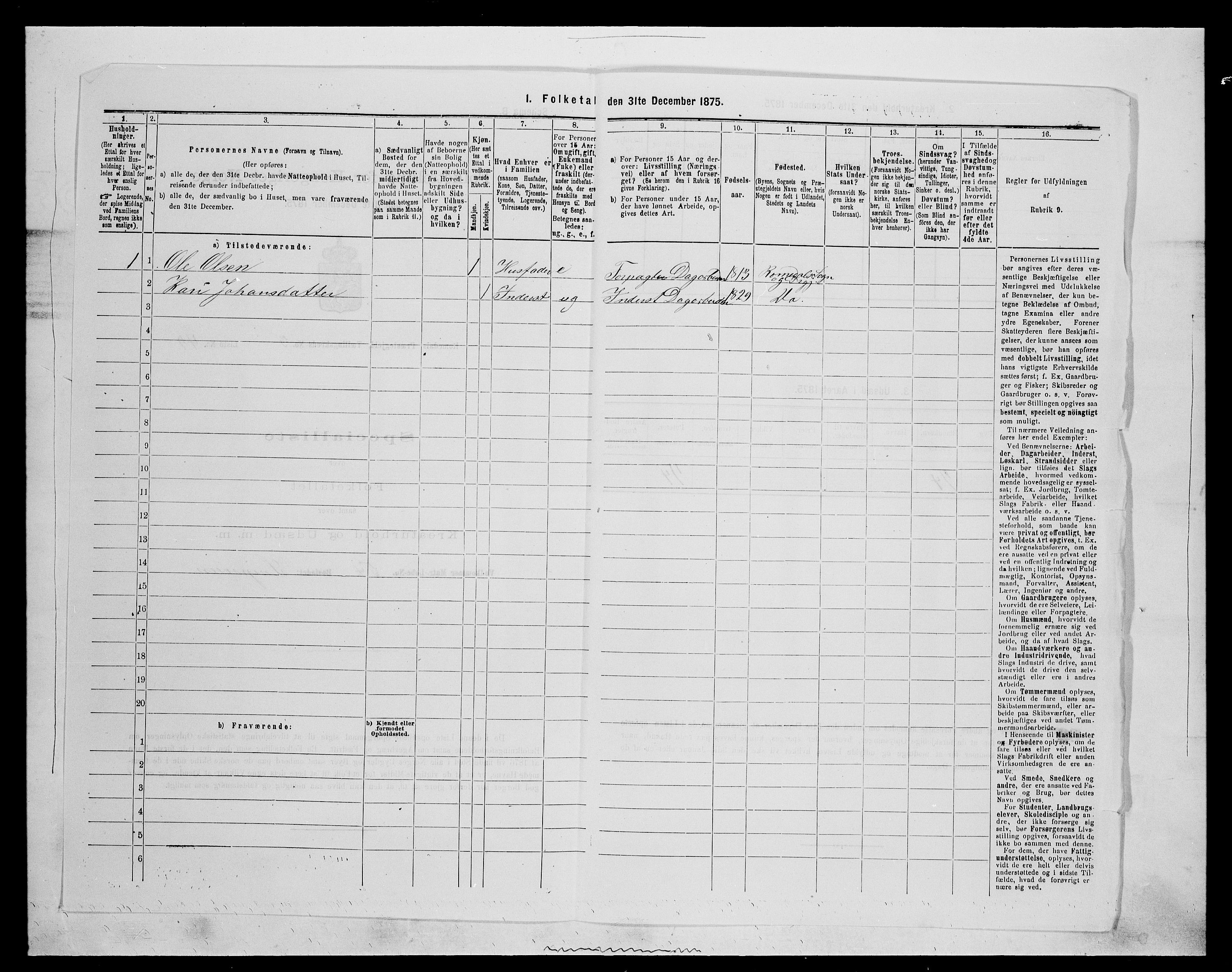 SAH, 1875 census for 0416P Romedal, 1875, p. 547