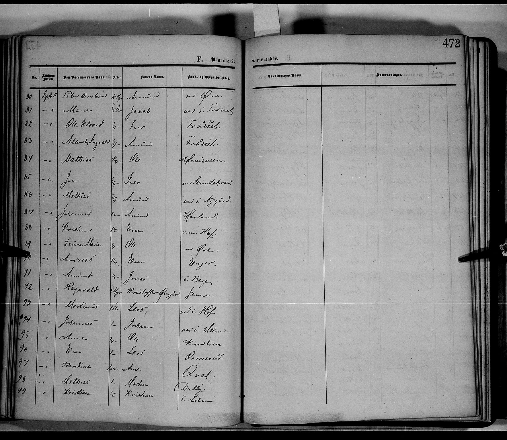 Fåberg prestekontor, AV/SAH-PREST-086/H/Ha/Haa/L0006: Parish register (official) no. 6B, 1855-1867, p. 472