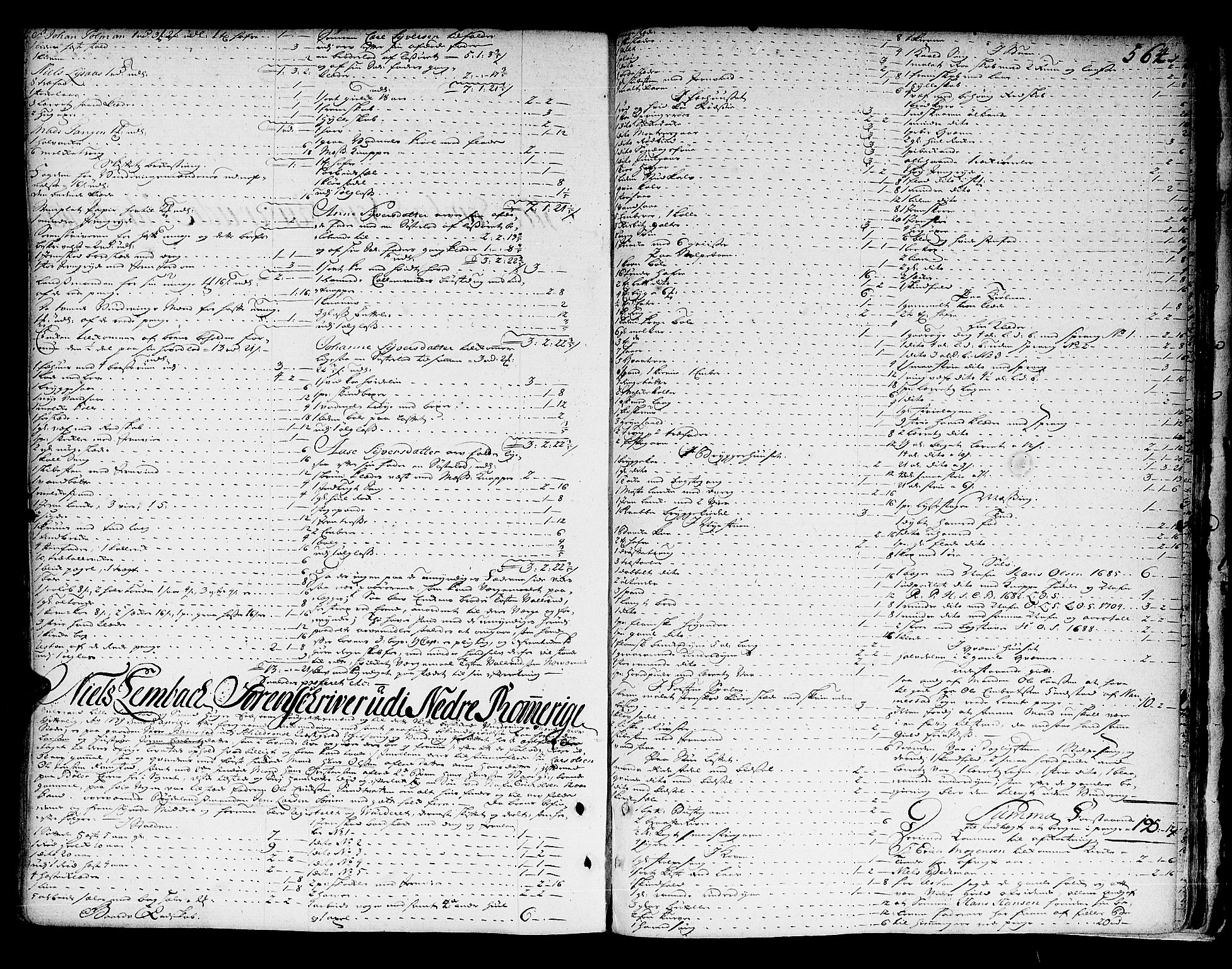 Nedre Romerike sorenskriveri, AV/SAO-A-10469/H/Hd/Hda/L0005: Skifteprotokoll, 1733-1739, p. 563b-564a