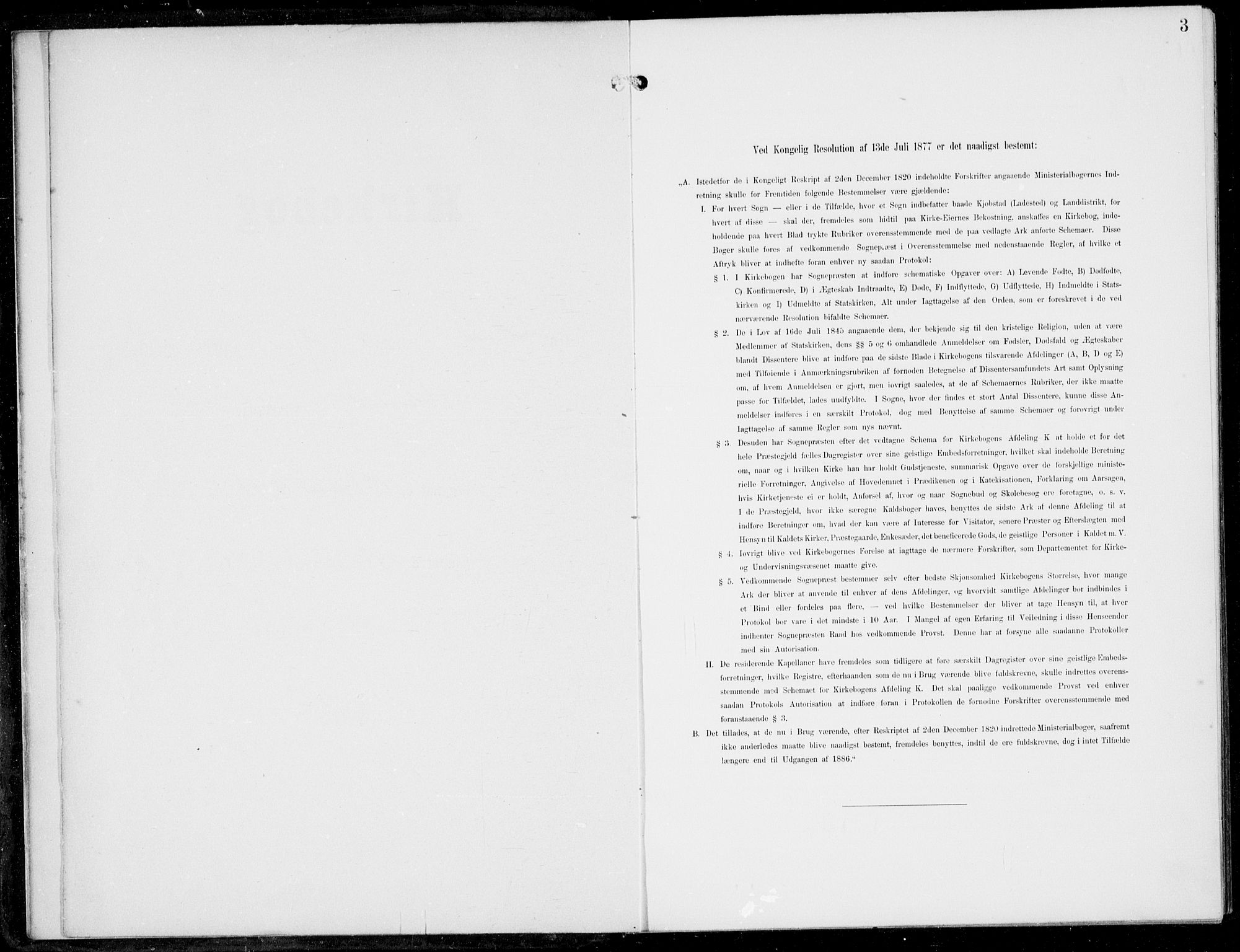 Haus sokneprestembete, SAB/A-75601/H/Haa: Parish register (official) no. B  2, 1899-1912, p. 3