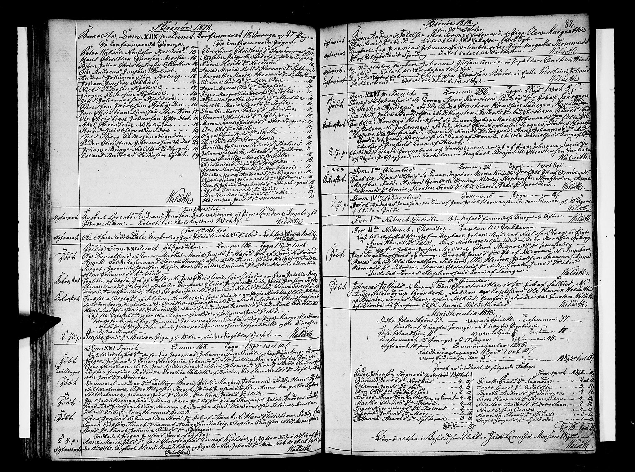 Ministerialprotokoller, klokkerbøker og fødselsregistre - Nordland, SAT/A-1459/813/L0196: Parish register (official) no. 813A06, 1804-1819, p. 82