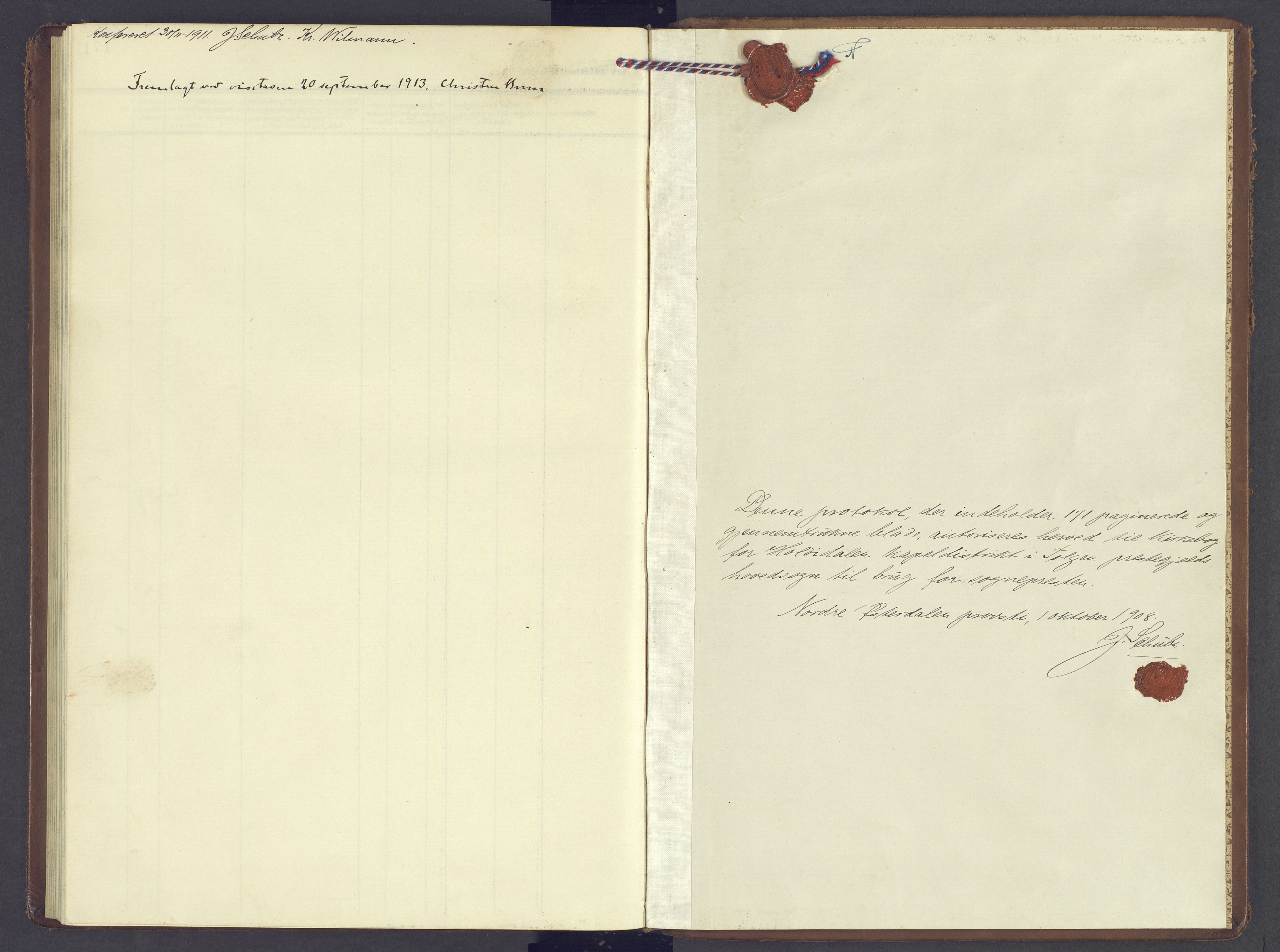 Tolga prestekontor, AV/SAH-PREST-062/K/L0013: Parish register (official) no. 13, 1908-1915