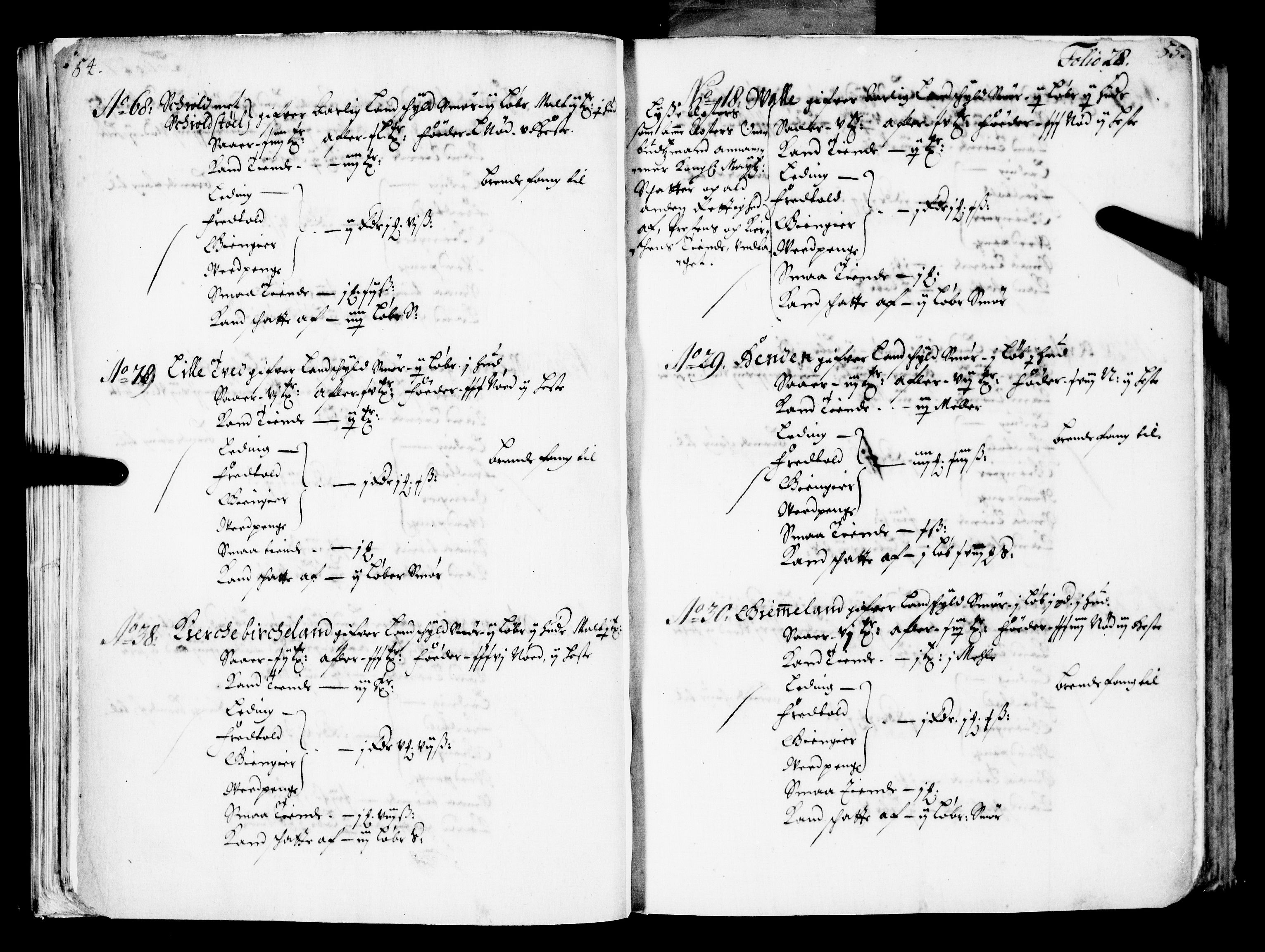 Rentekammeret inntil 1814, Realistisk ordnet avdeling, AV/RA-EA-4070/N/Nb/Nba/L0039: Nordhordland fogderi, 1667, p. 27b-28a