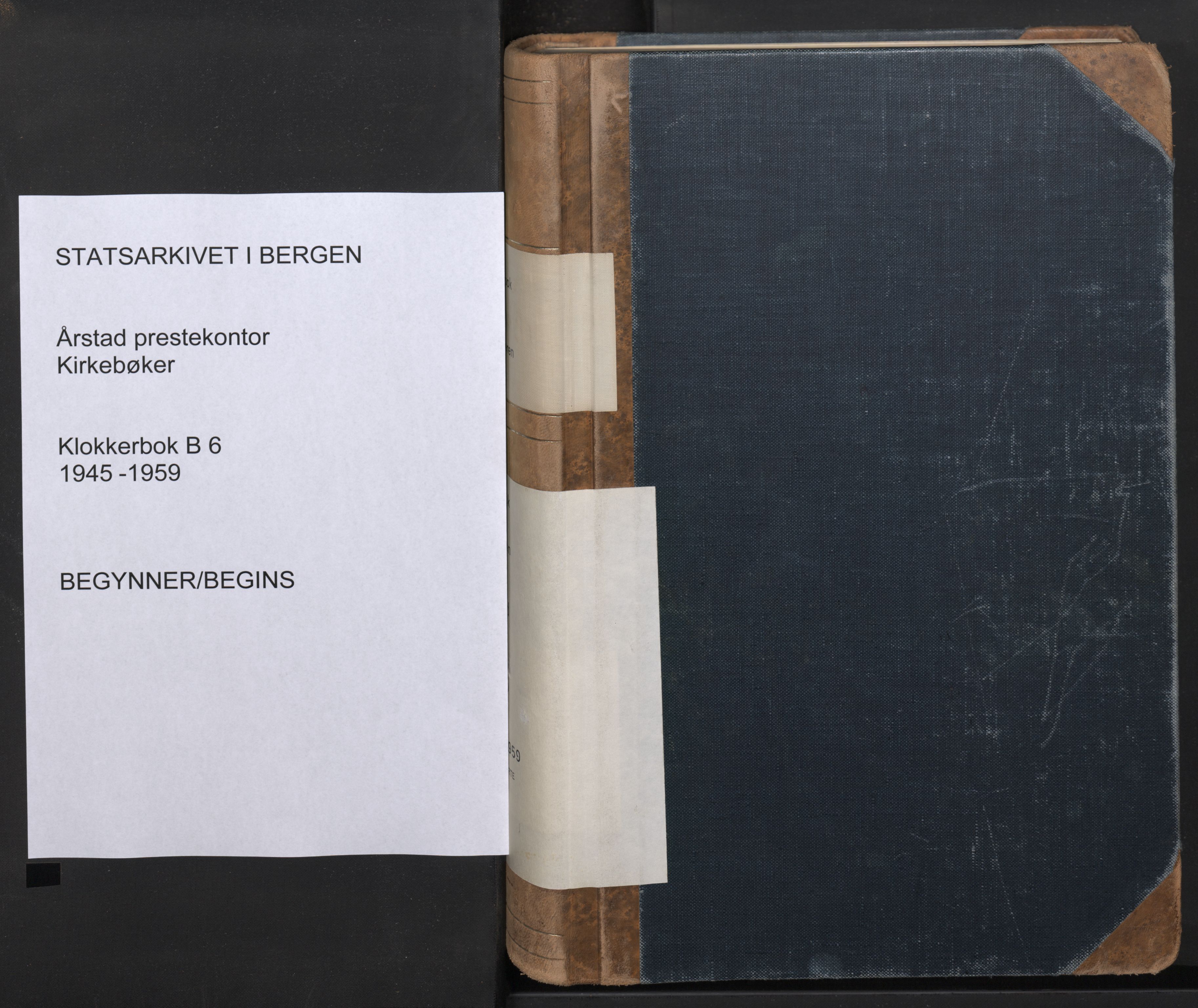 Årstad Sokneprestembete, AV/SAB-A-79301/H/Hab/L0016: Parish register (copy) no. B 6, 1945-1959