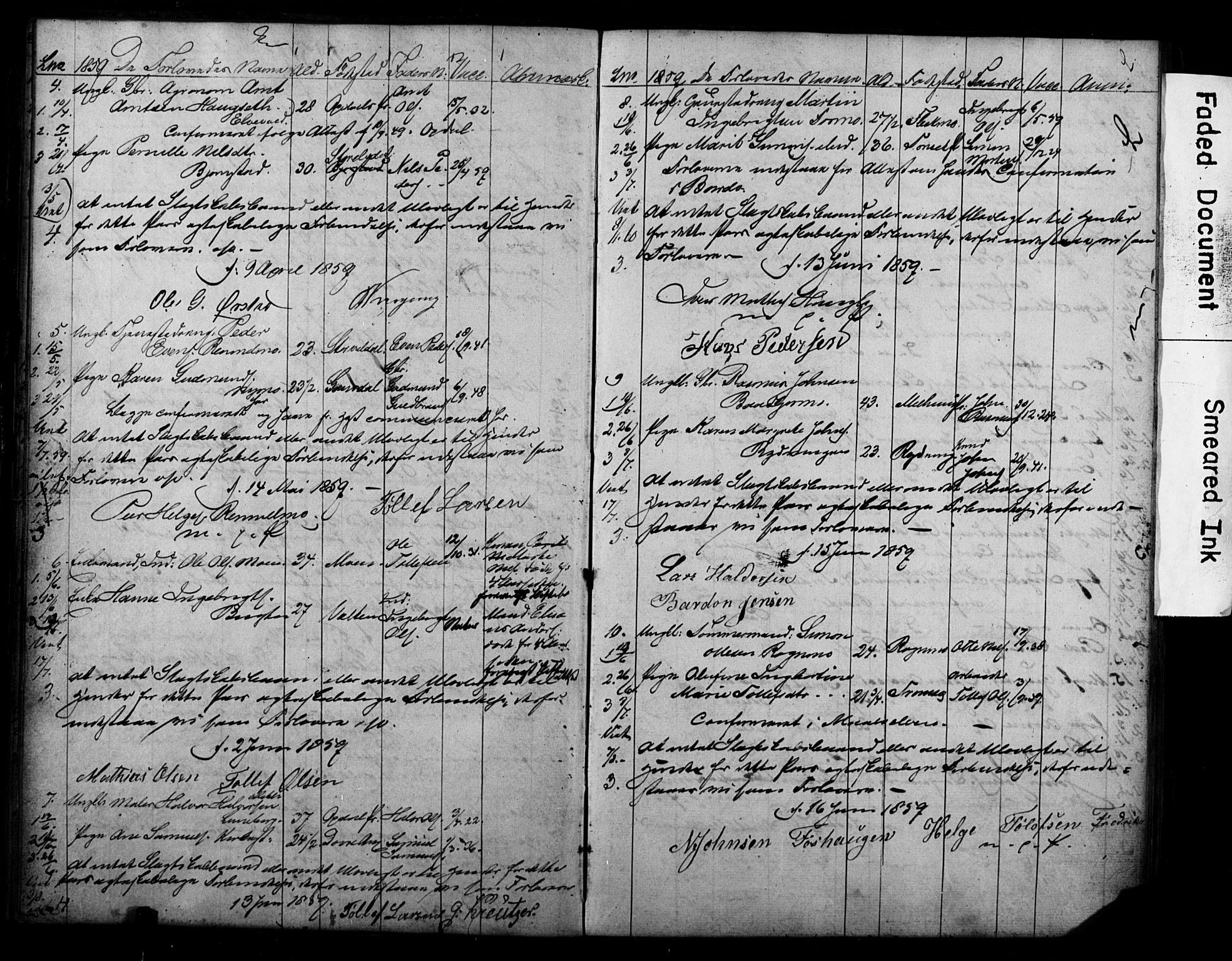 Målselv sokneprestembete, AV/SATØ-S-1311/I/Id/L0037: Banns register no. 37, 1853-1870