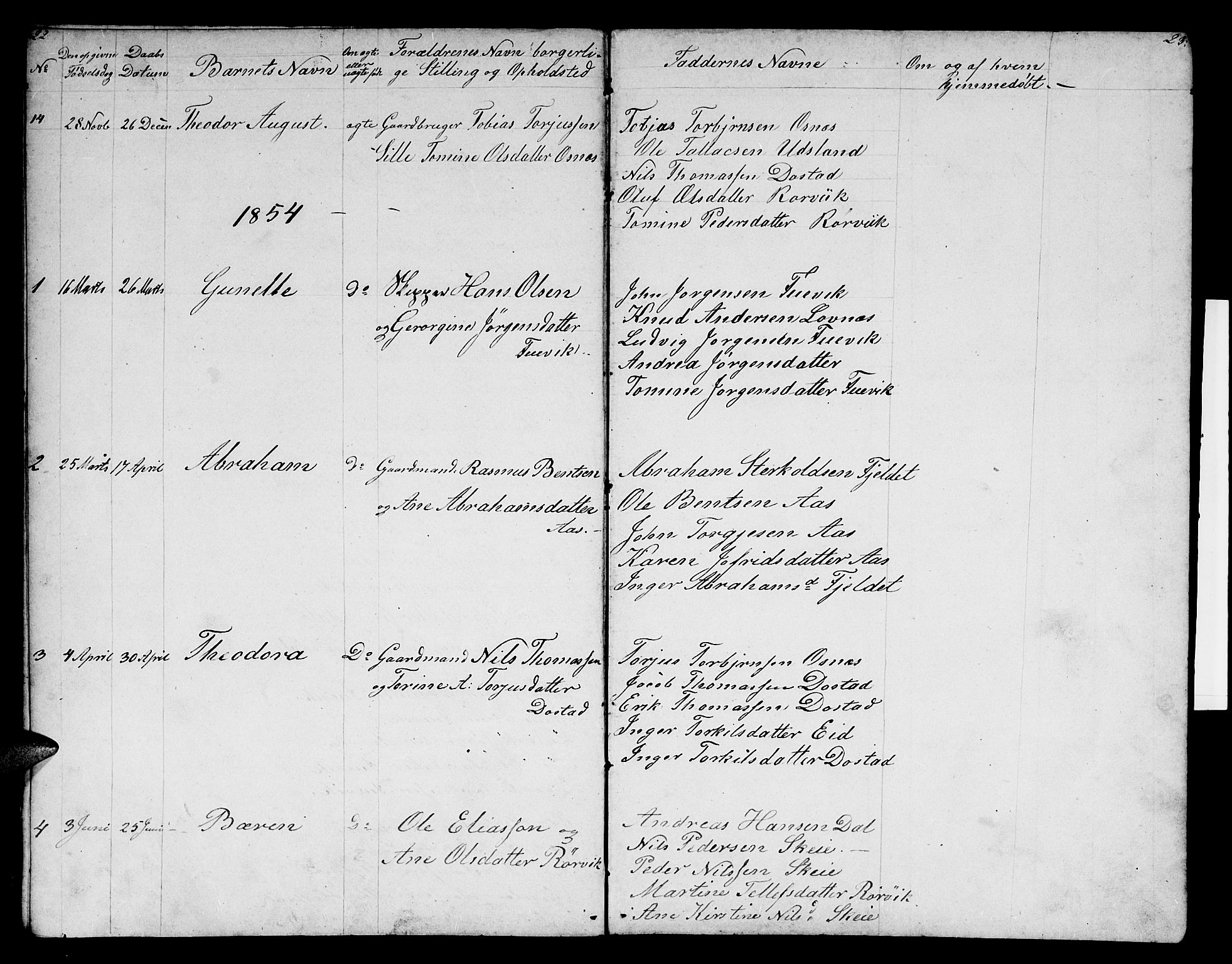 Mandal sokneprestkontor, SAK/1111-0030/F/Fb/Fbb/L0003: Parish register (copy) no. B 3, 1848-1877, p. 22-23