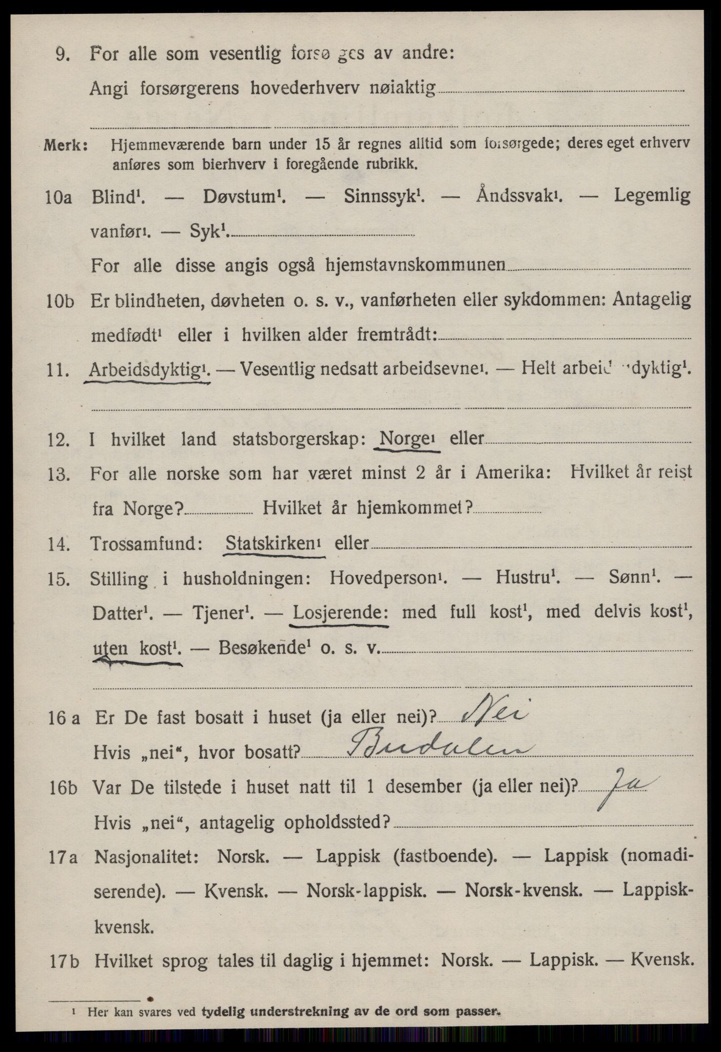 SAT, 1920 census for Singsås, 1920, p. 1114